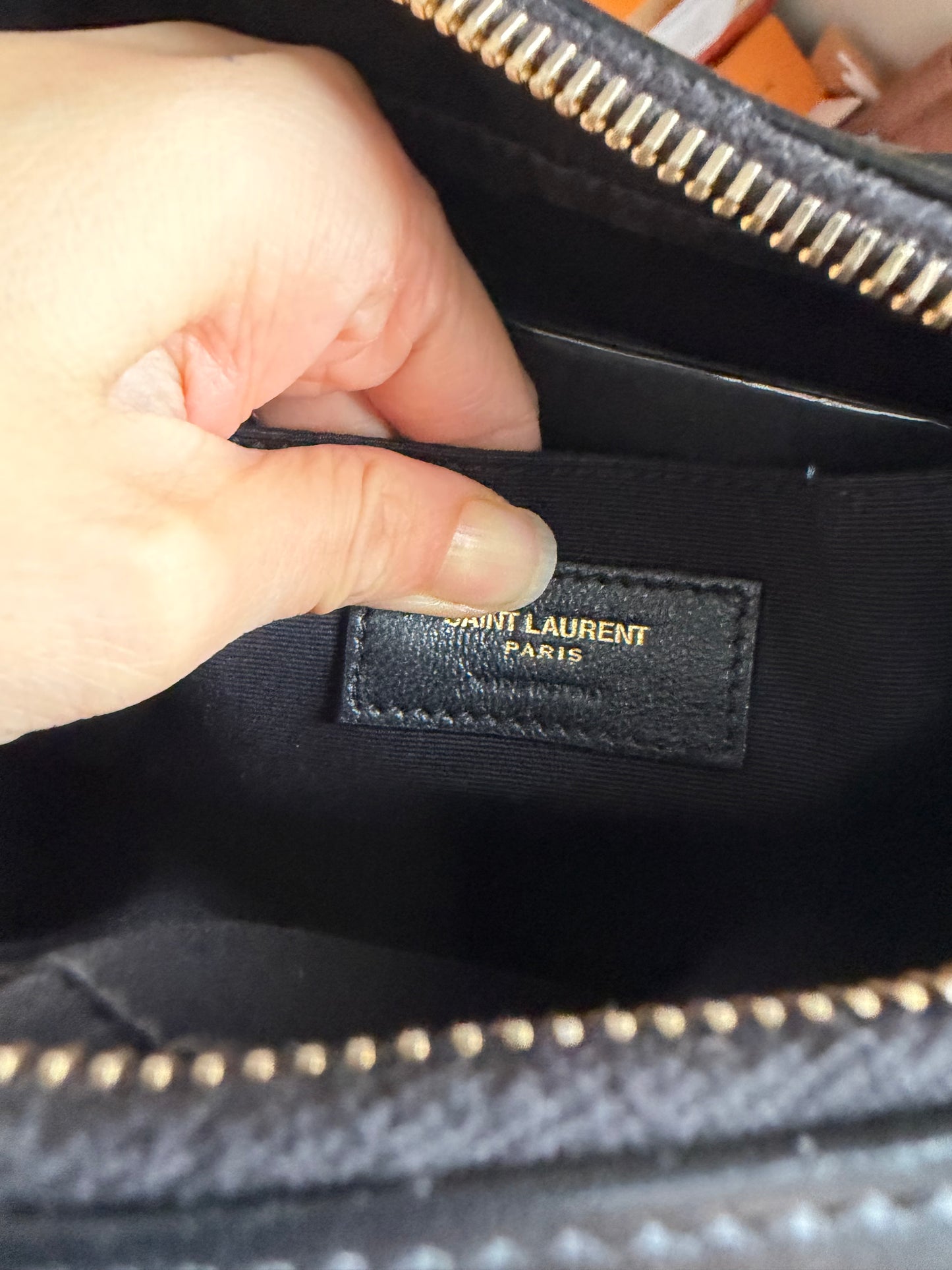 ❗️SOLD❗️Lou Camera Tassel Bag in Black Ghw