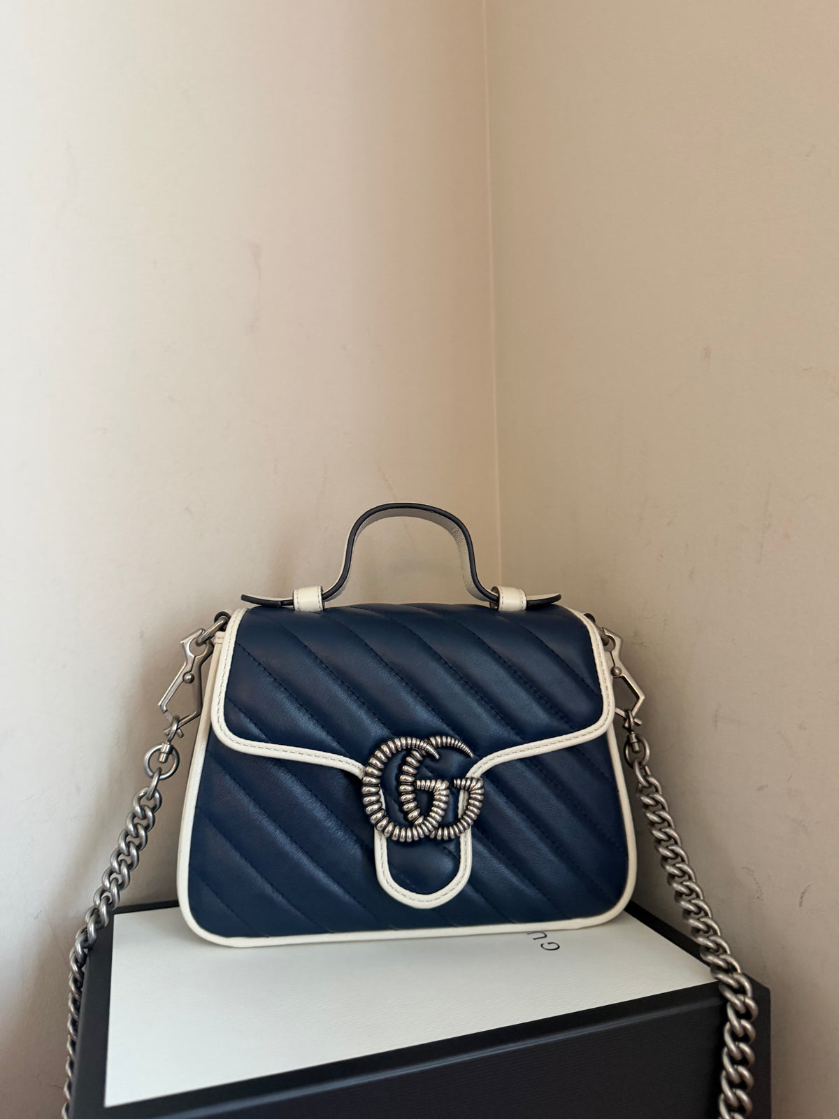 Mini Marmont Top Handle Bag