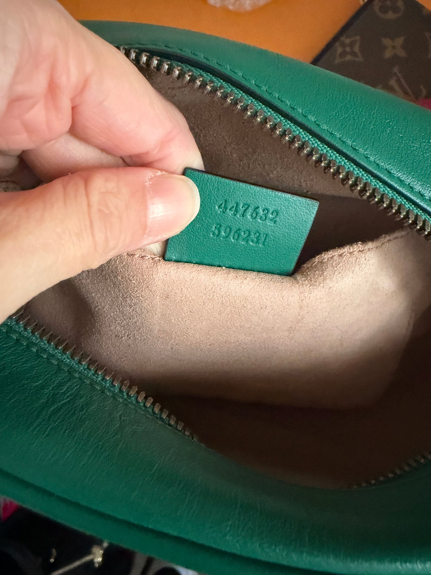 ❗️SOLD❗️Camera Marmont Bag in Green Small Size