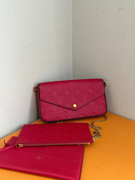 ❗️SOLD❗️Felicie Red Empreinte both Inserts