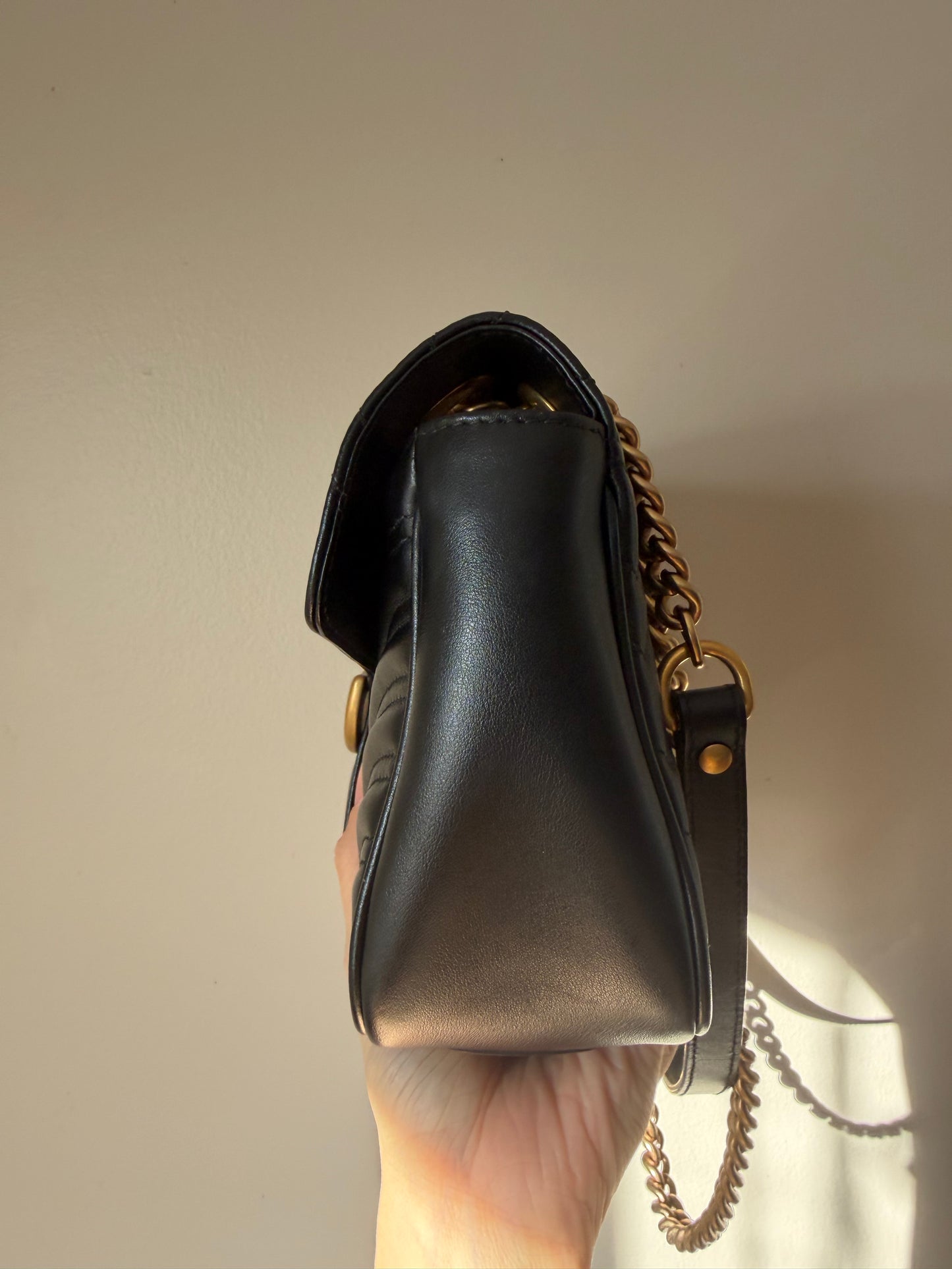 ❗️SOLD❗️Black Small Marmont Flap Bag