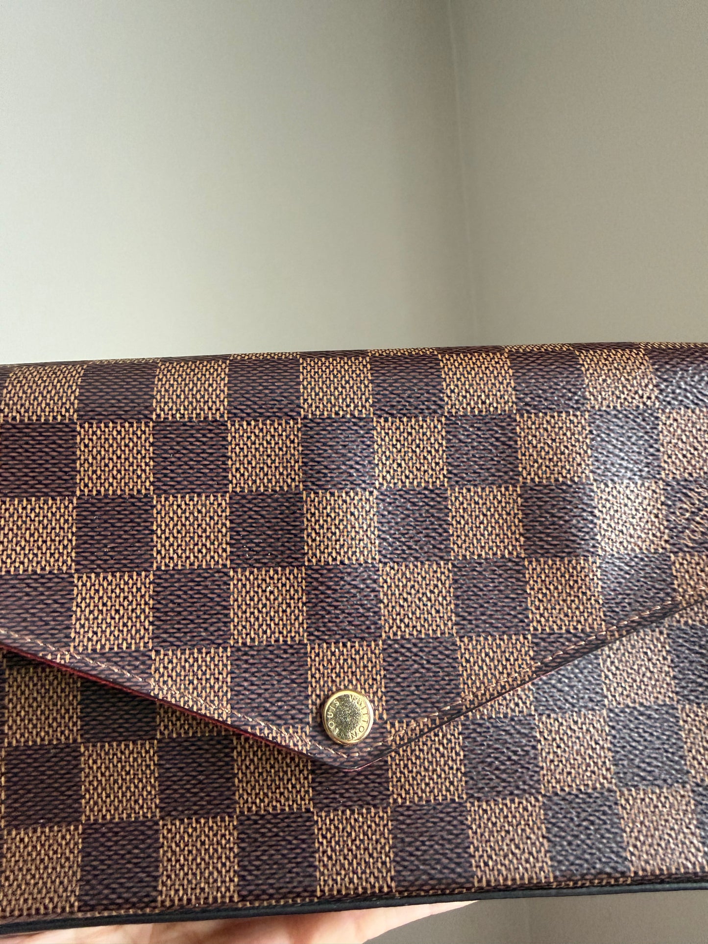 ❗️SOLD❗️ Damier Ebene Felicie Both Inserts