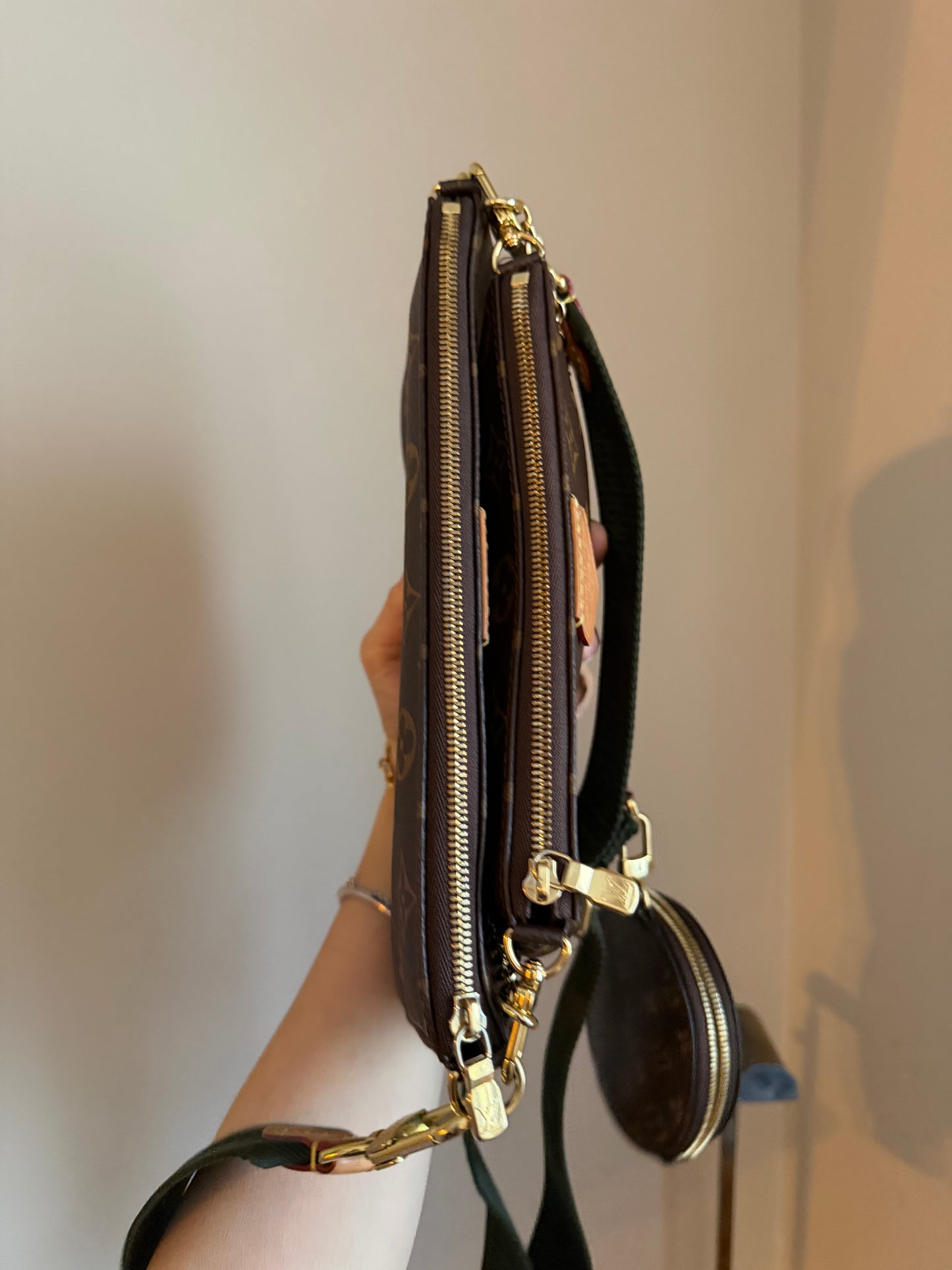 ❗️SOLD❗️Khakhi MultiPochette in Monogram