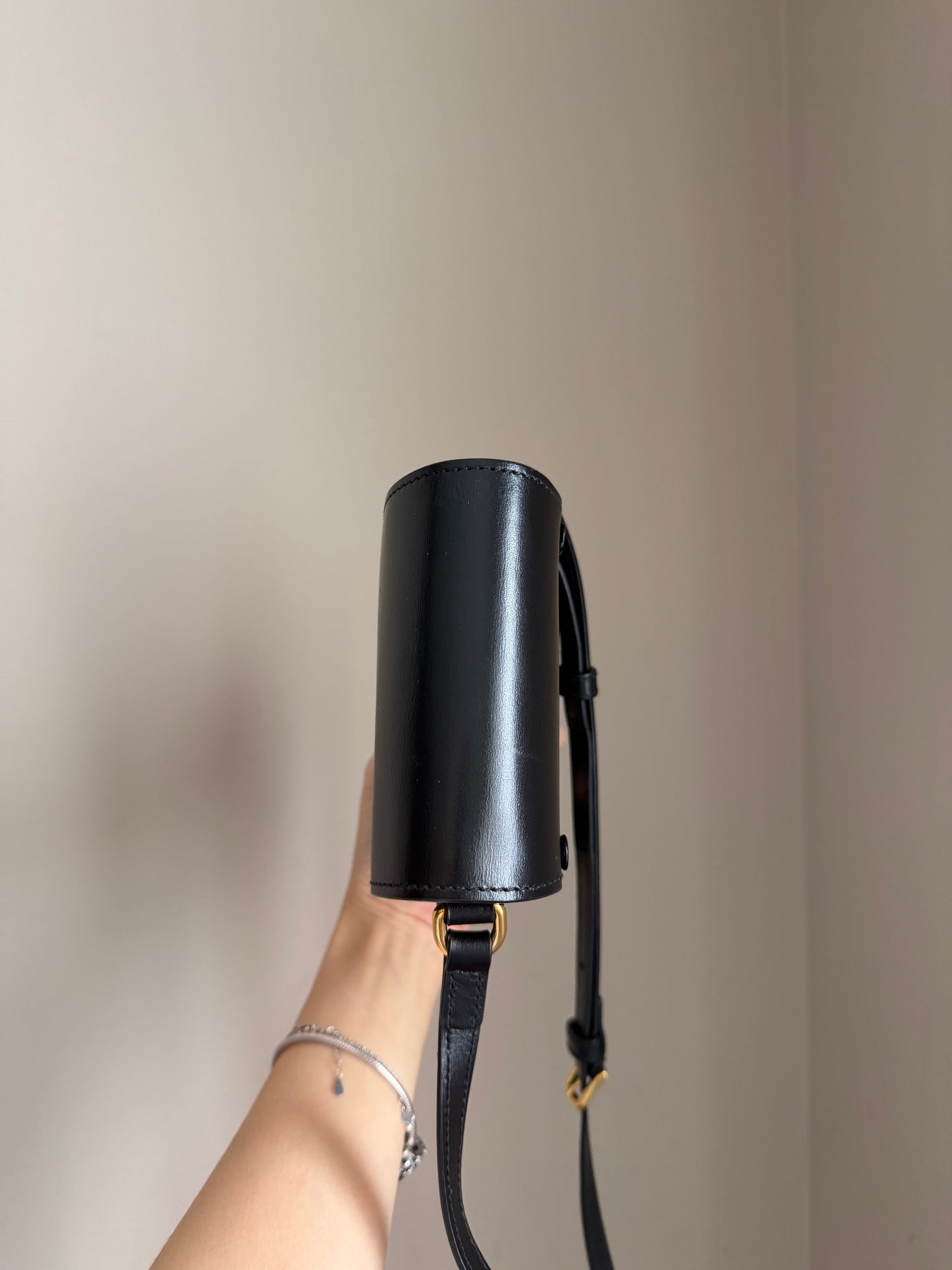 ❗️SOLD❗️Black Horsebit Phone Holder