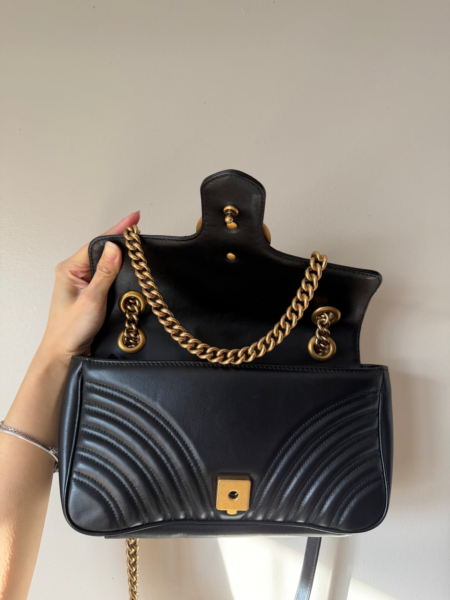 ❗️SOLD❗️Black Small Marmont Flap Bag