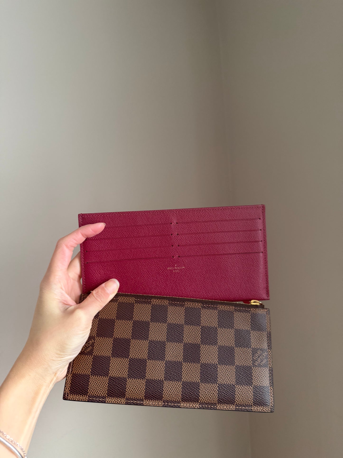 ❗️SOLD❗️ Damier Ebene Felicie Both Inserts