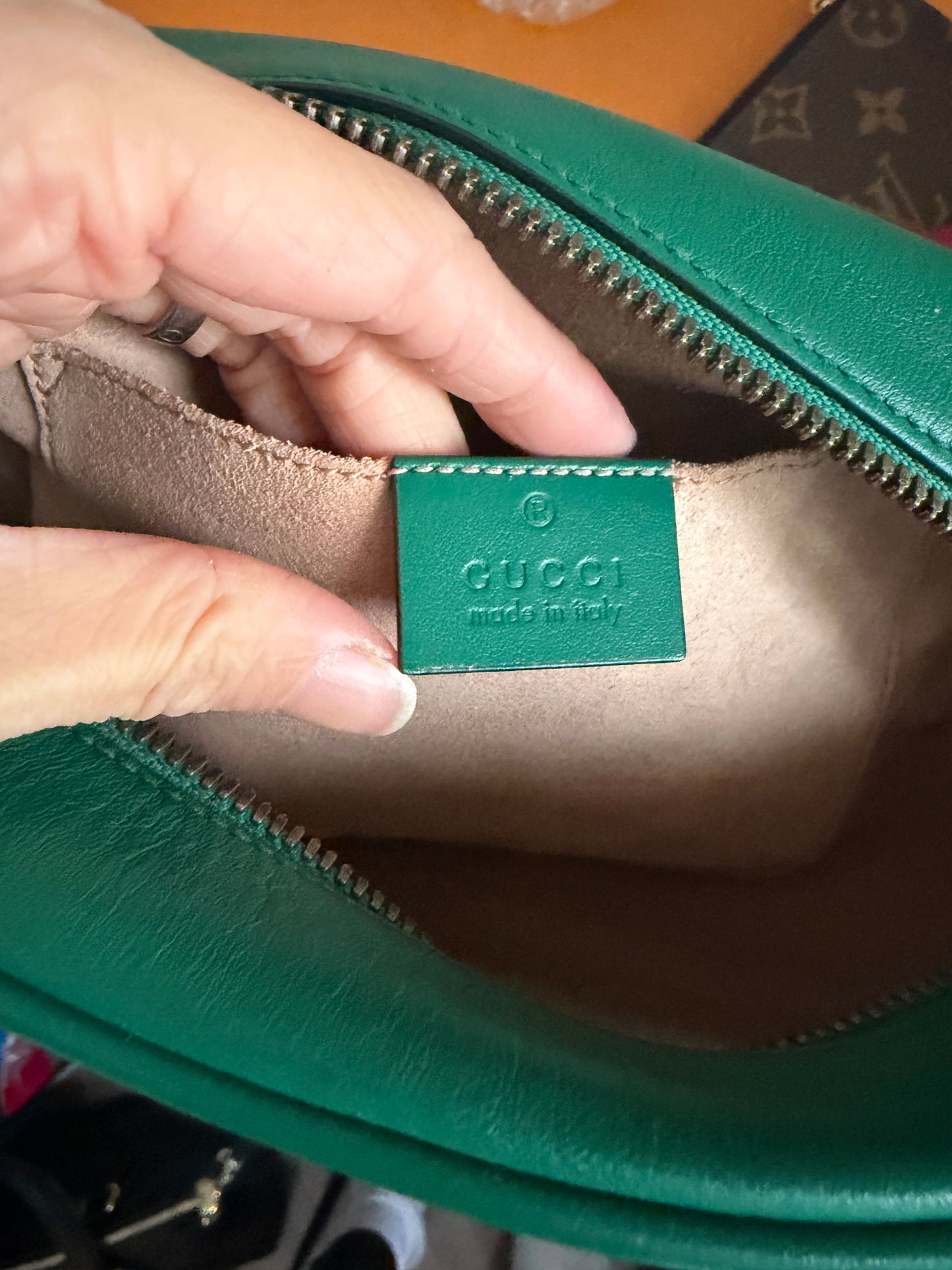 ❗️SOLD❗️Camera Marmont Bag in Green Small Size