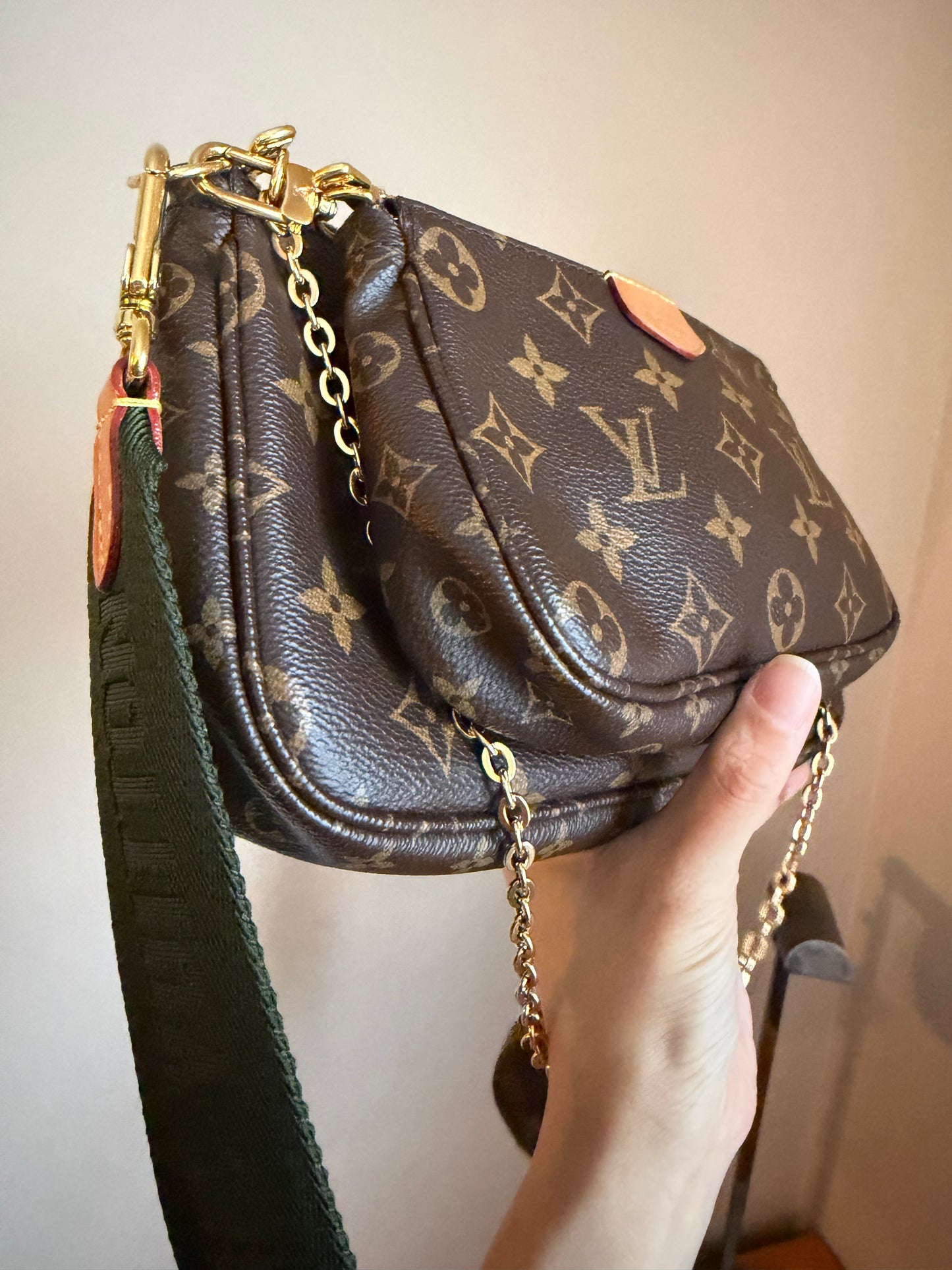 ❗️SOLD❗️Khakhi MultiPochette in Monogram