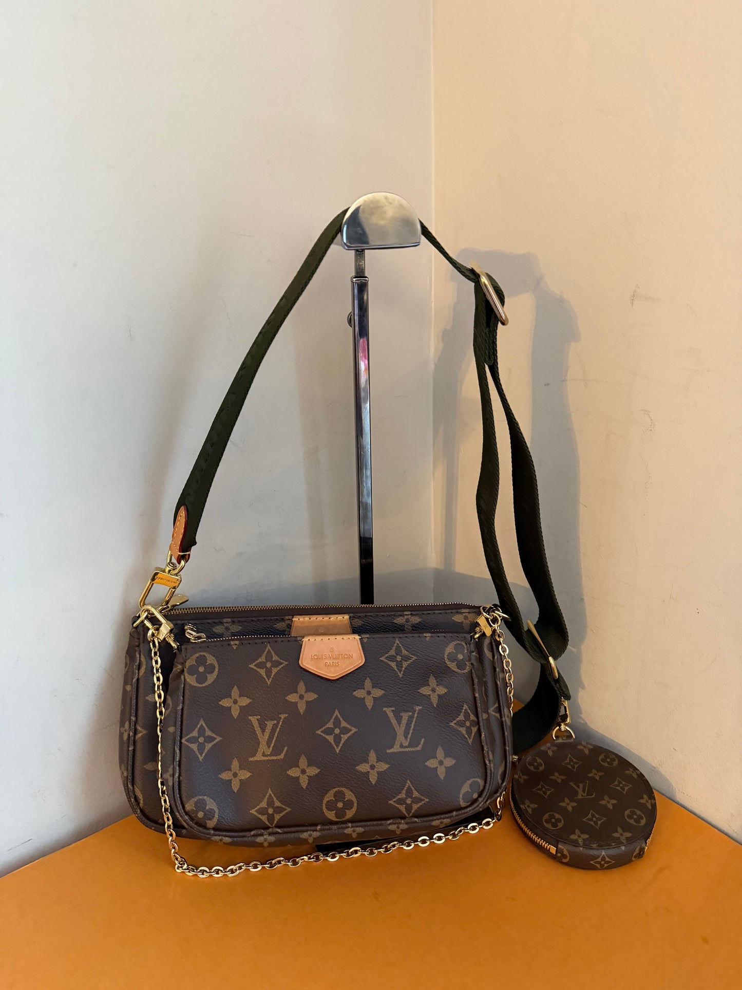 ❗️SOLD❗️Khakhi MultiPochette in Monogram