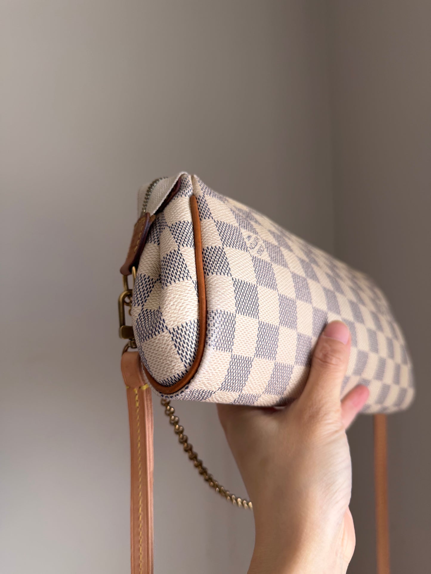 ❗️SOLD❗️Eva Damier Azur with Strap
