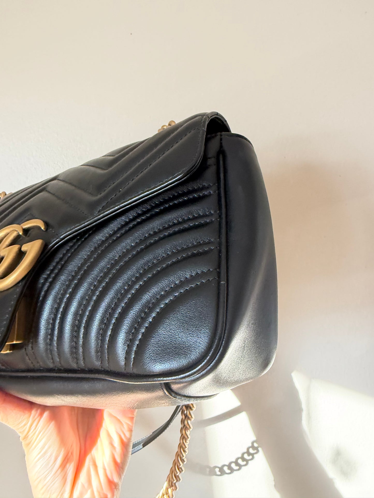 ❗️SOLD❗️Black Small Marmont Flap Bag
