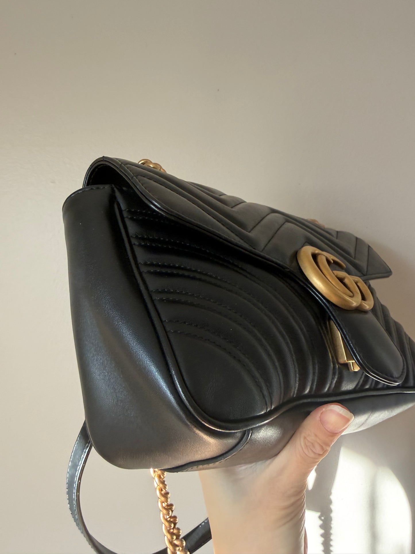 ❗️SOLD❗️Black Small Marmont Flap Bag