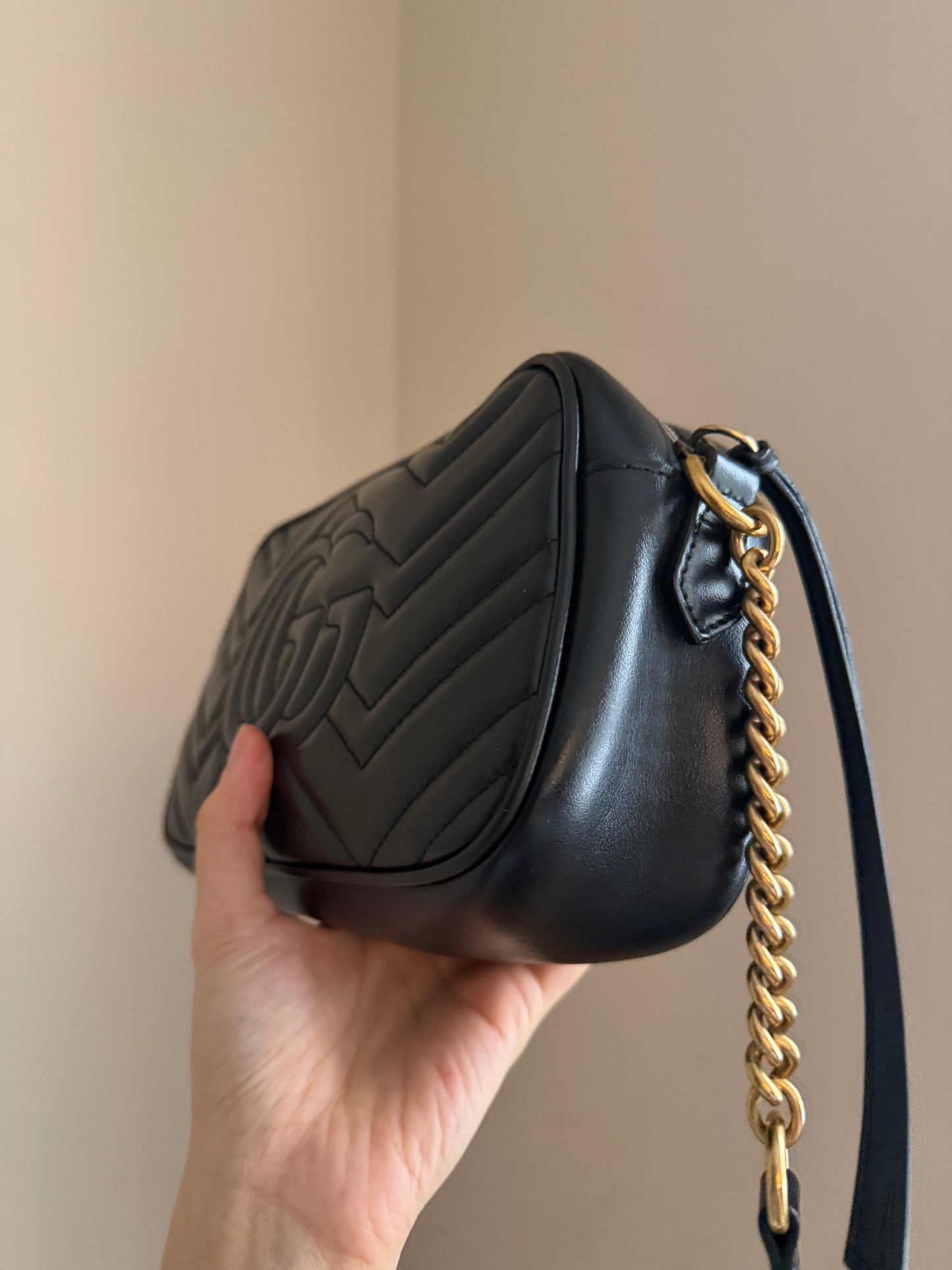 ❗️SOLD❗️Black Small Marmont Camera Bag