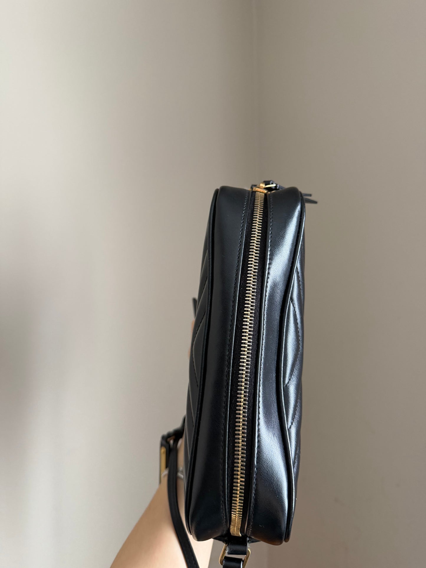 ❗️SOLD❗️Lou Camera Tassel Bag in Black Ghw