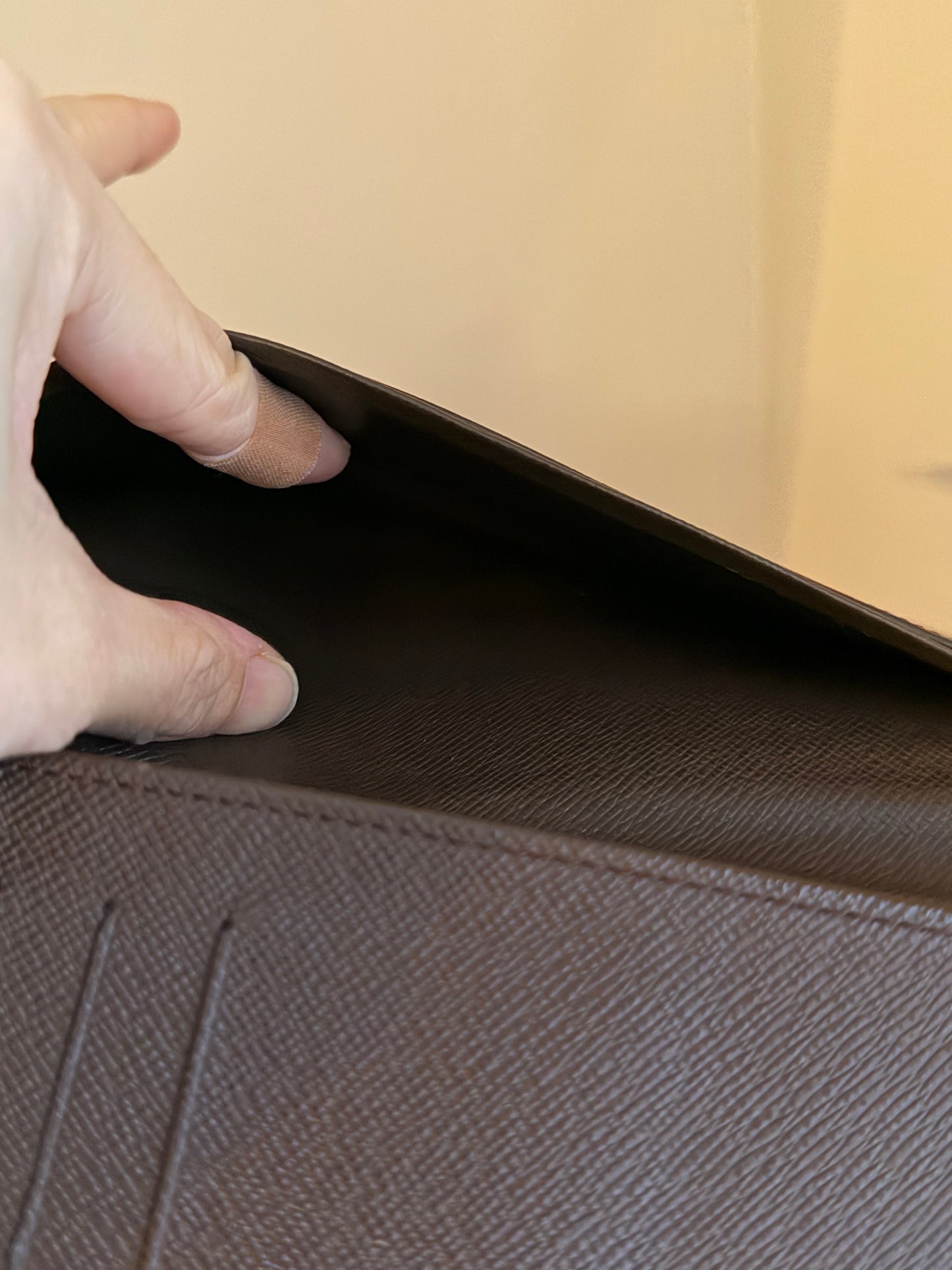 ❗️SOLD❗️DE brown flap wallet