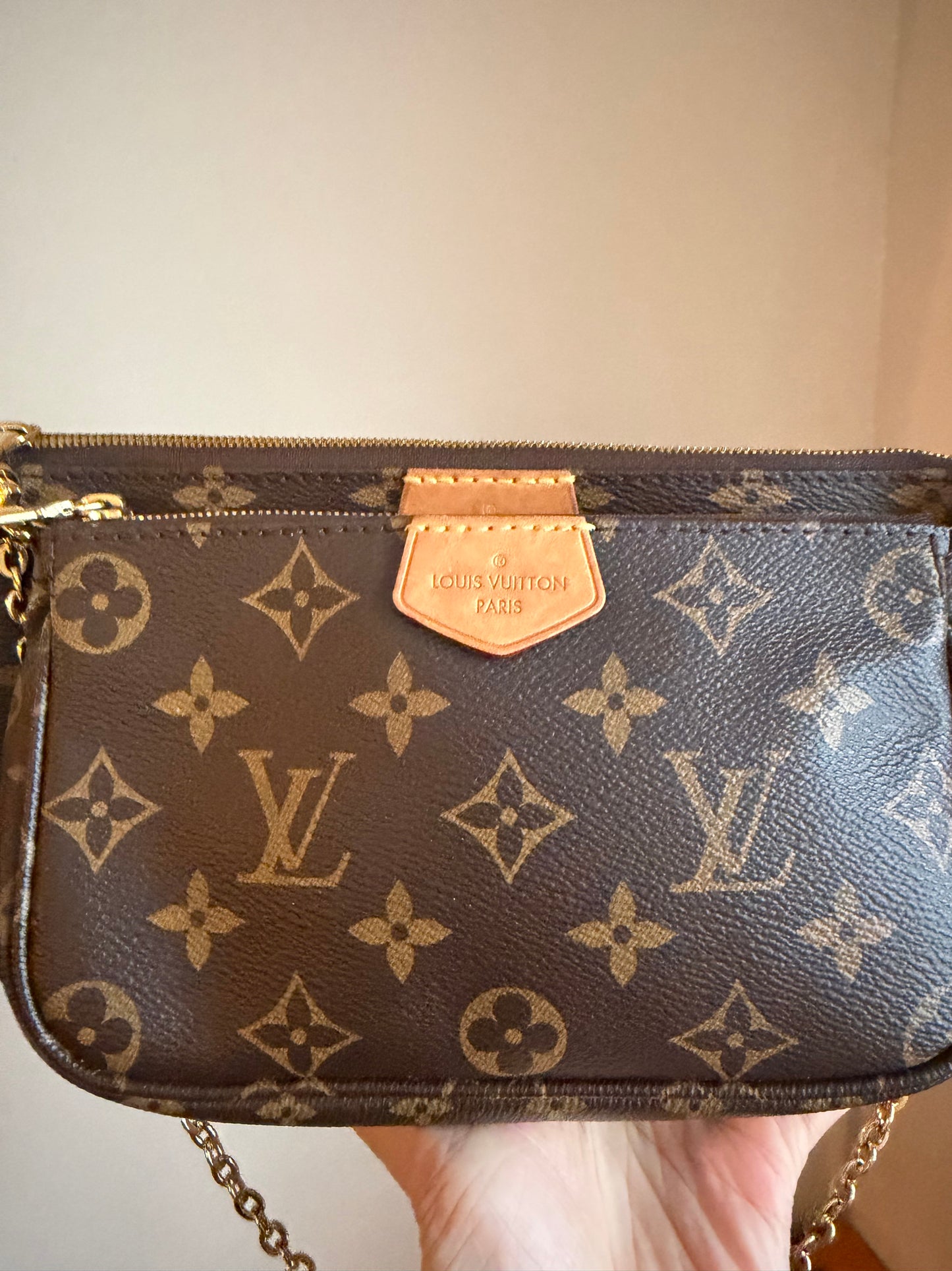 ❗️SOLD❗️Khakhi MultiPochette in Monogram