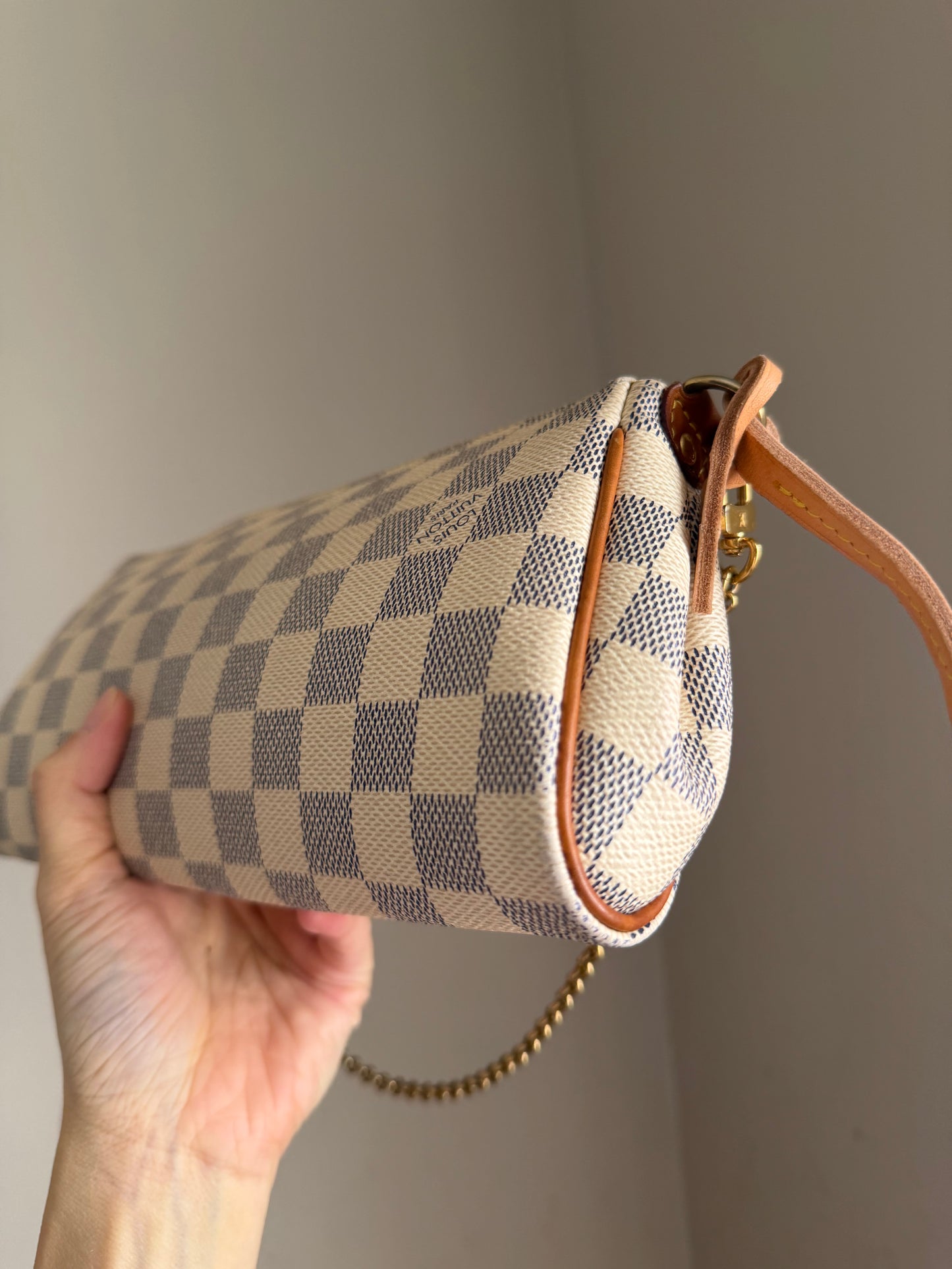 ❗️SOLD❗️Eva Damier Azur with Strap