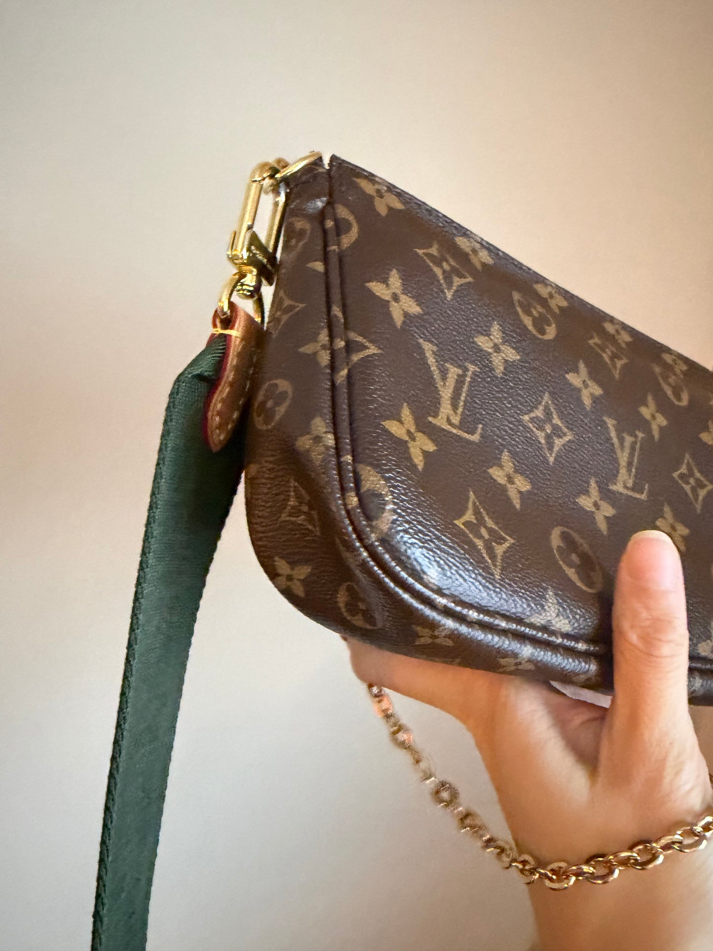 ❗️SOLD❗️Khakhi MultiPochette in Monogram