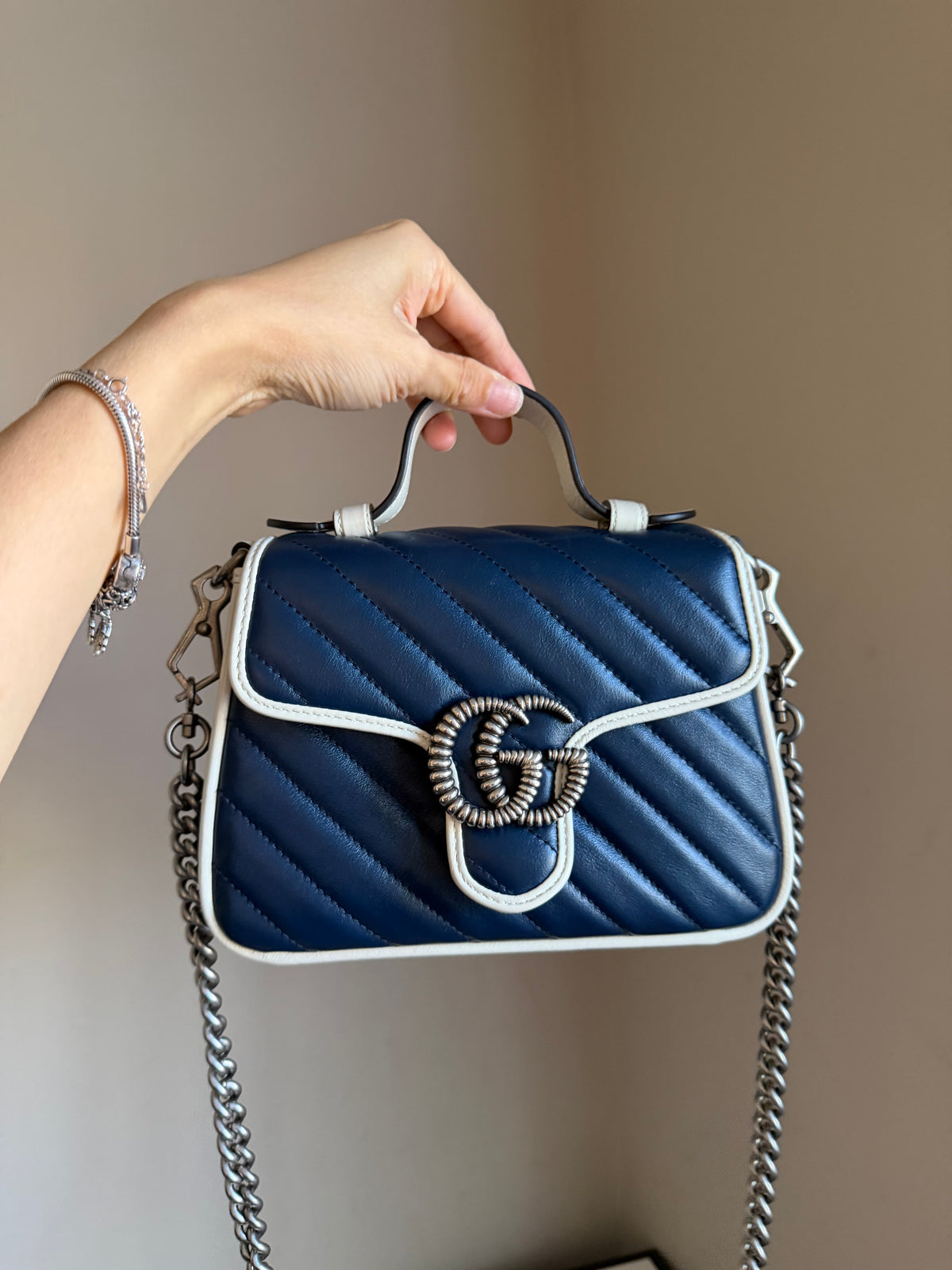 Mini Marmont Top Handle Bag