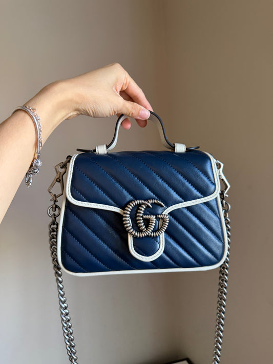 Mini Marmont Top Handle Bag