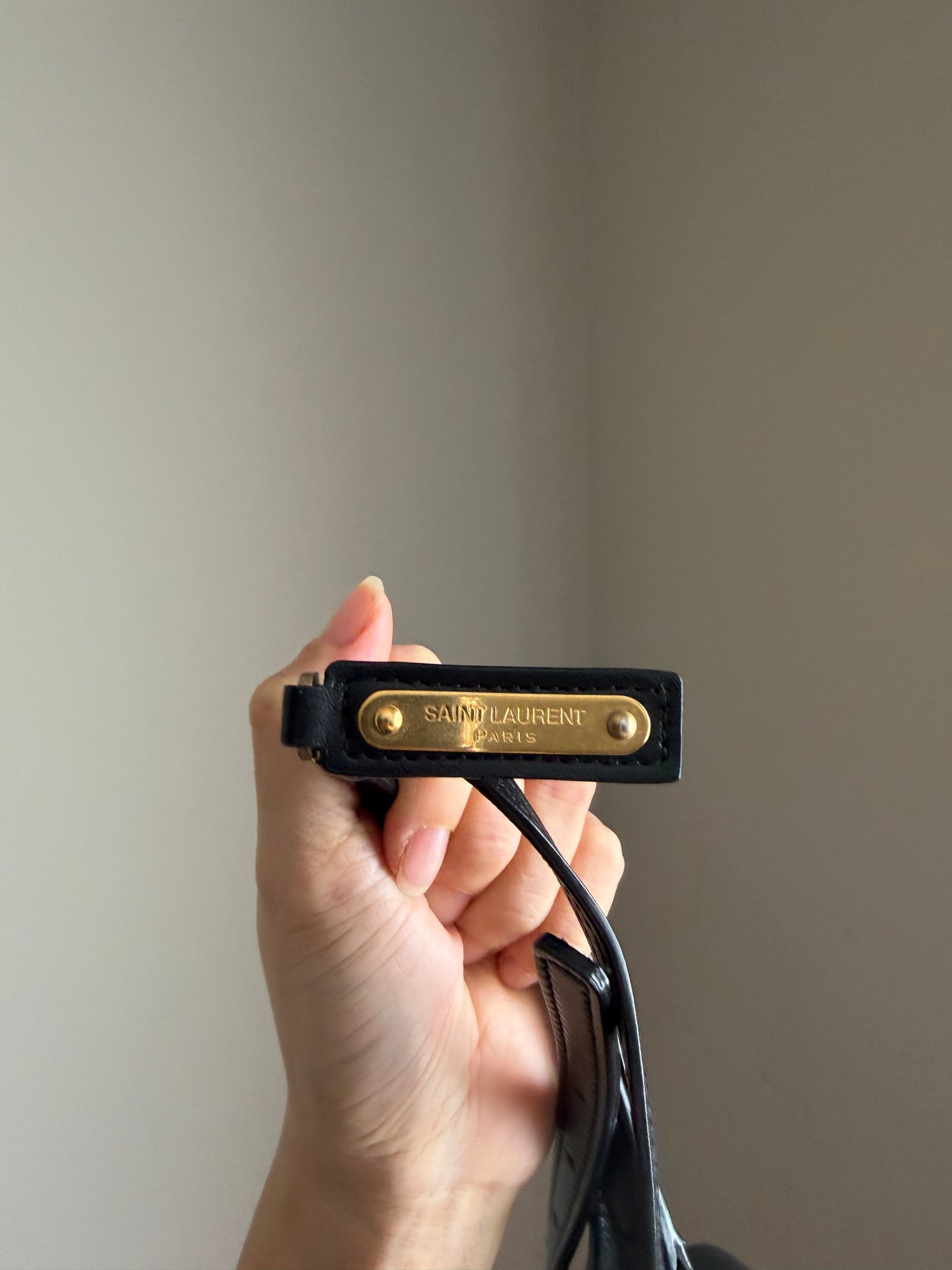 ❗️SOLD❗️Lou Camera Tassel Bag in Black Ghw