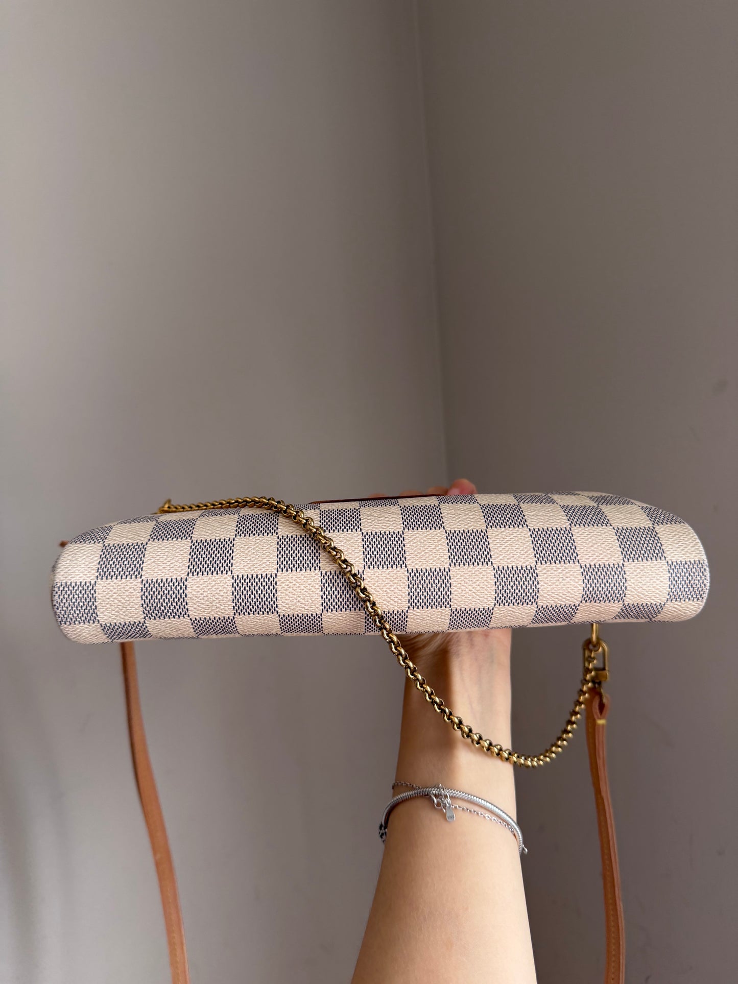 ❗️SOLD❗️Eva Damier Azur with Strap