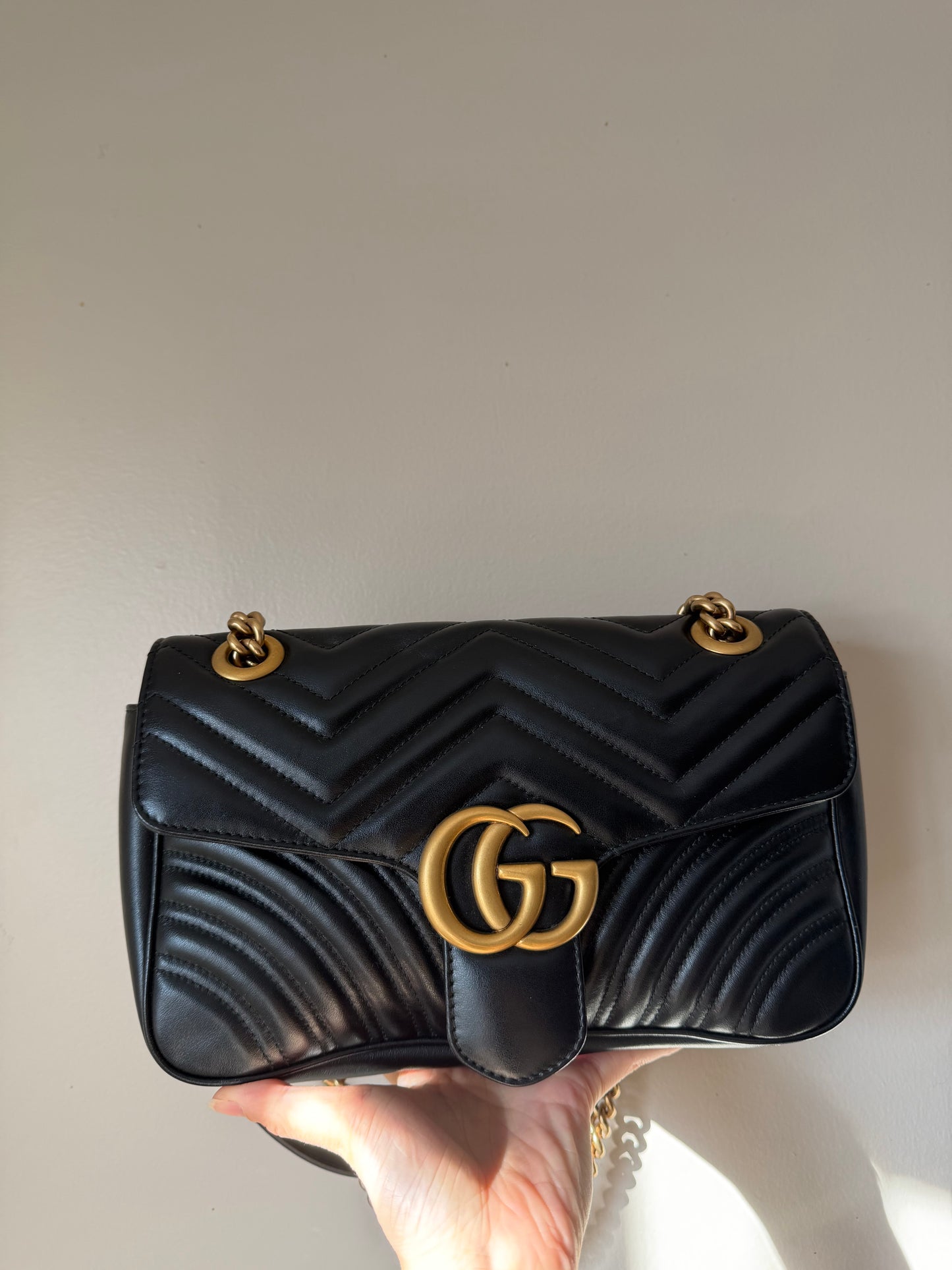 ❗️SOLD❗️Black Small Marmont Flap Bag
