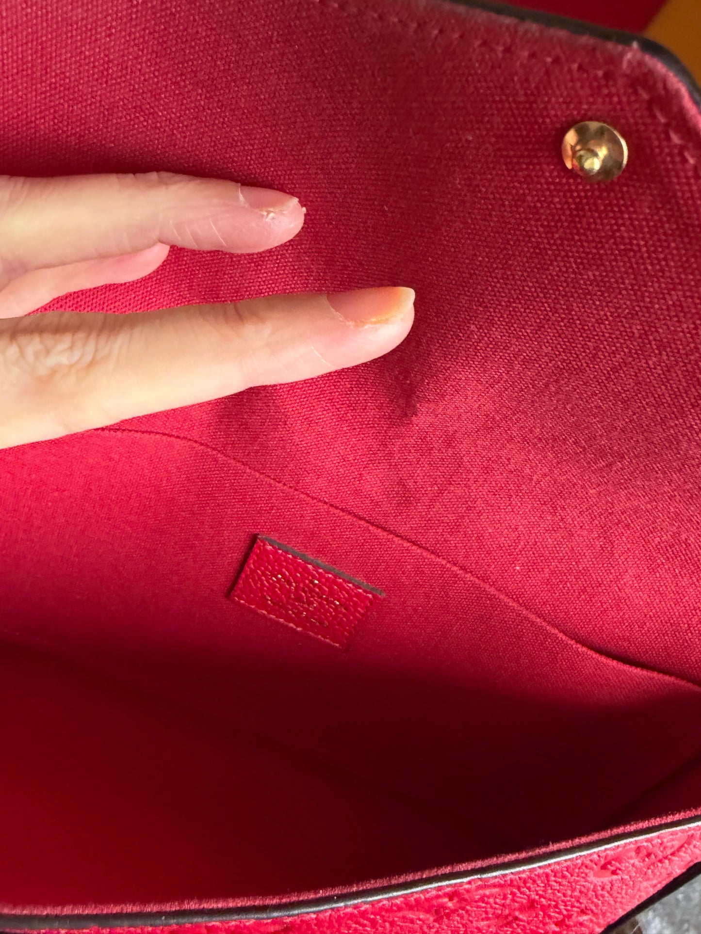❗️SOLD❗️Felicie Red Empreinte both Inserts