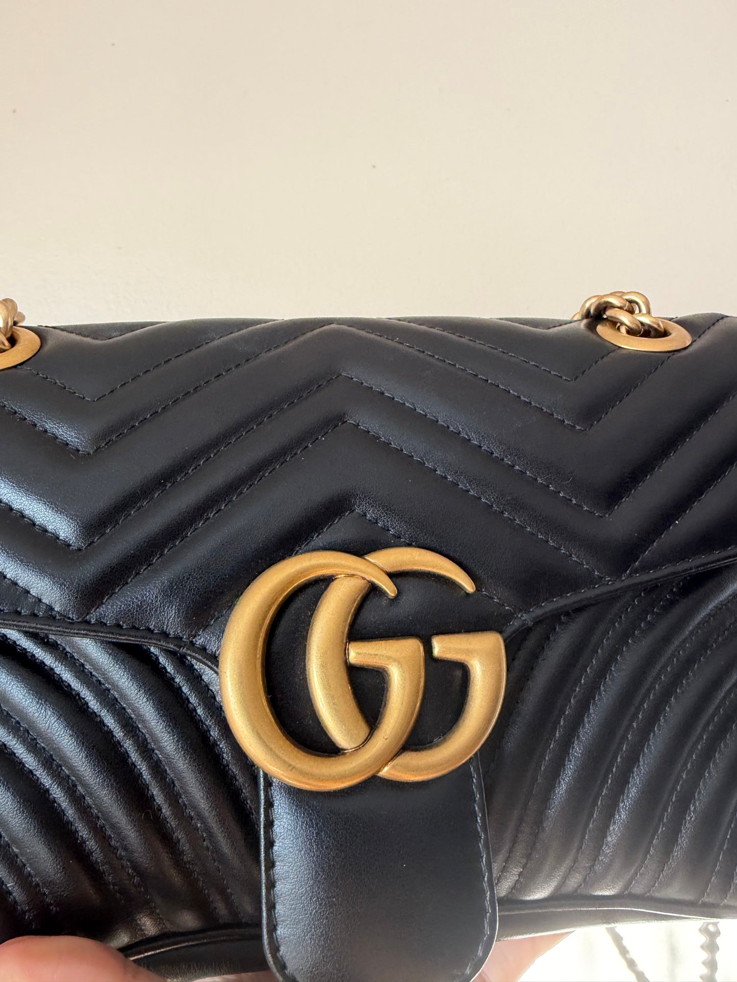 ❗️SOLD❗️Black Small Marmont Flap Bag