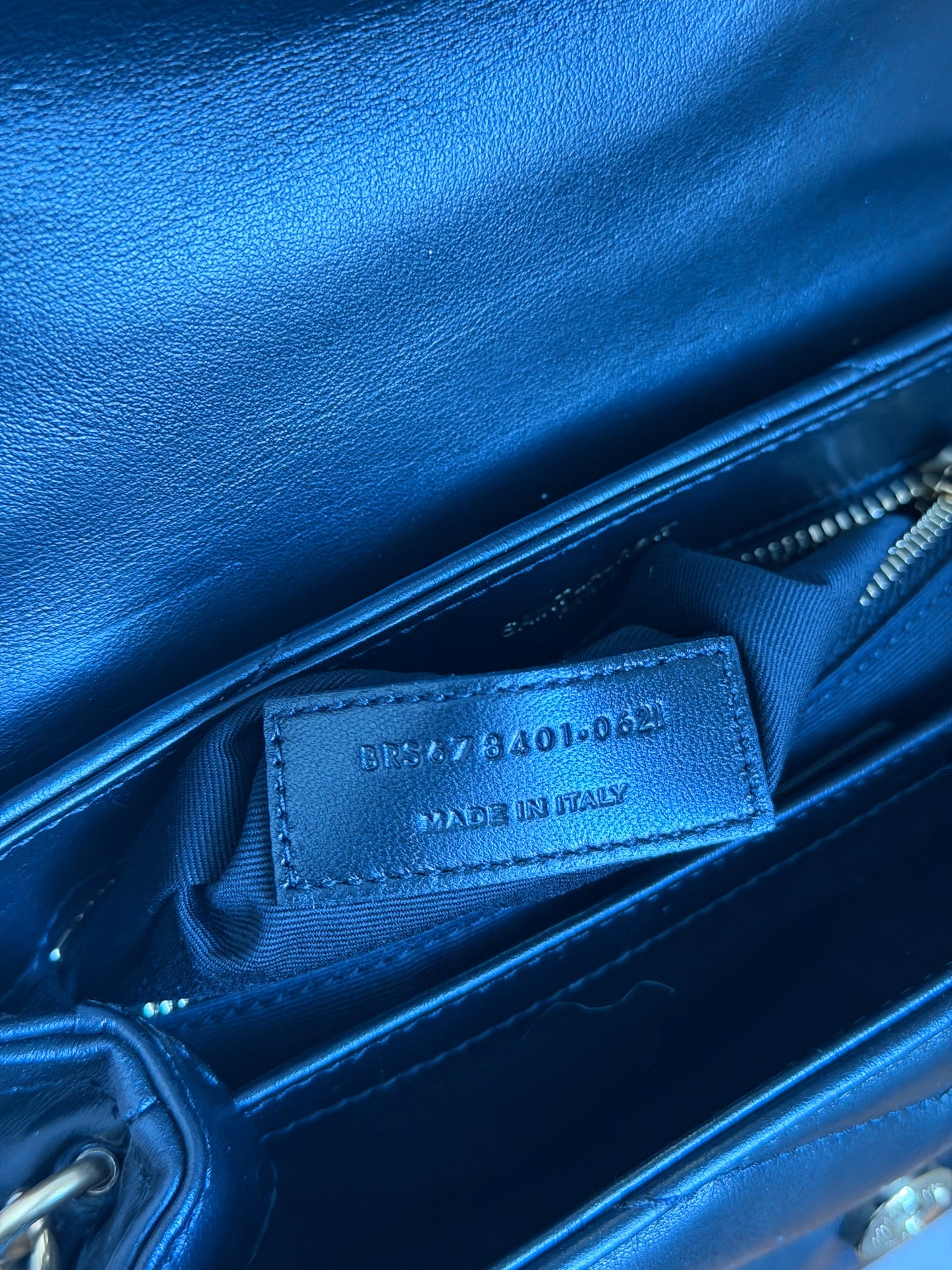LouLou Toy Bag in black with GHW