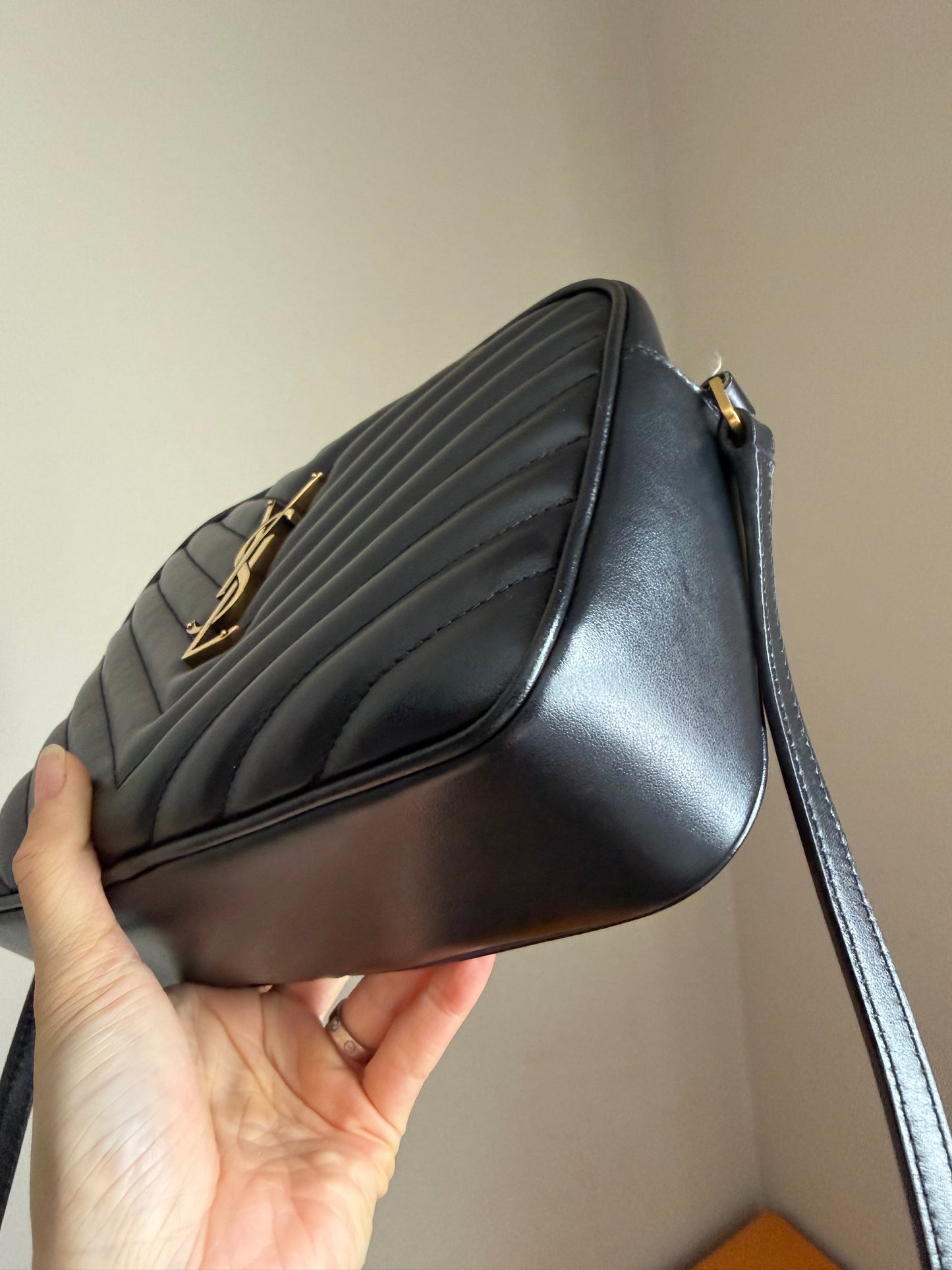 ❗️SOLD❗️Lou Camera Tassel Bag in Black Ghw