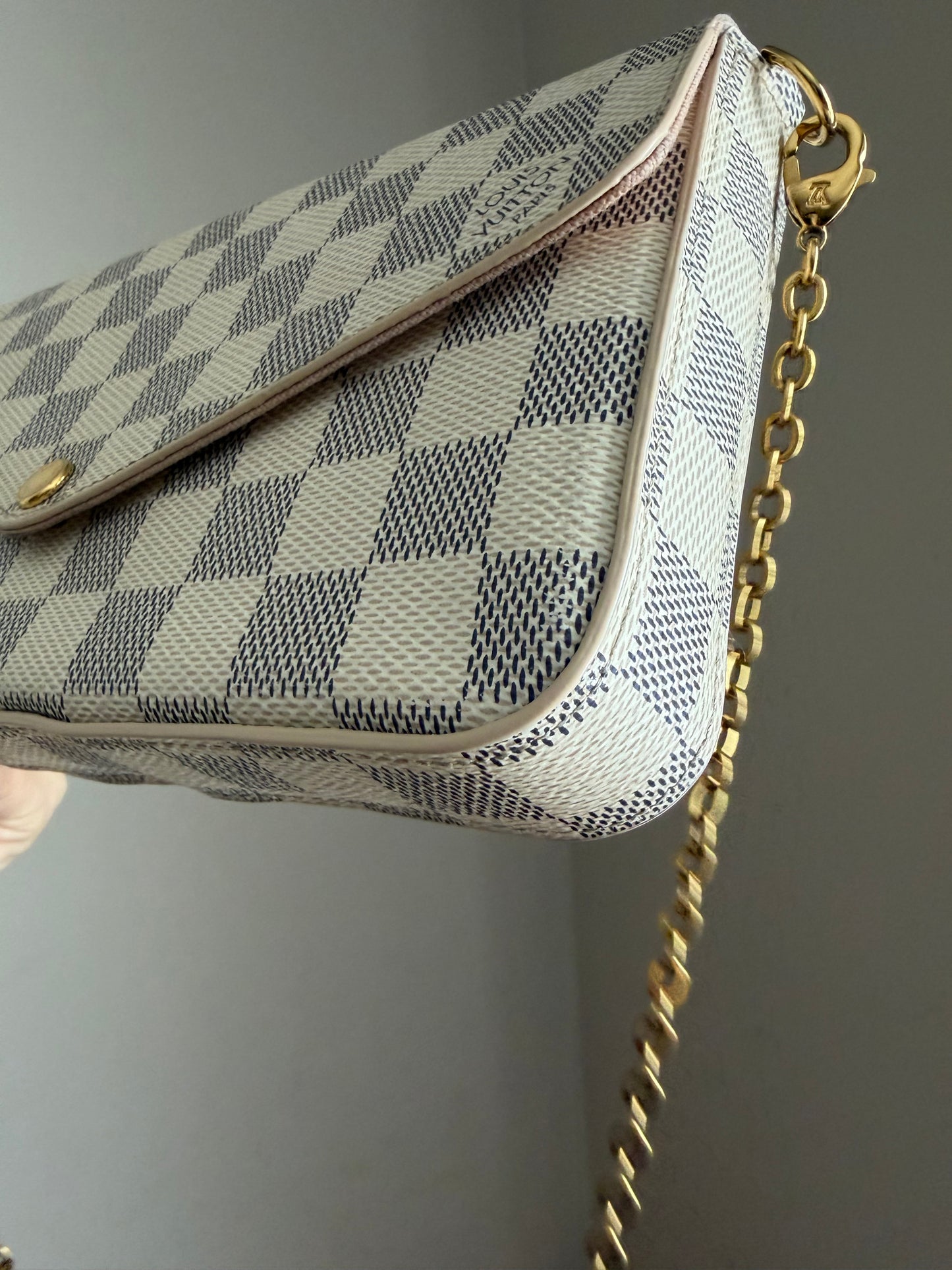 ❗️SOLD❗️Damier Azur Felicie Bag Only no Inserts