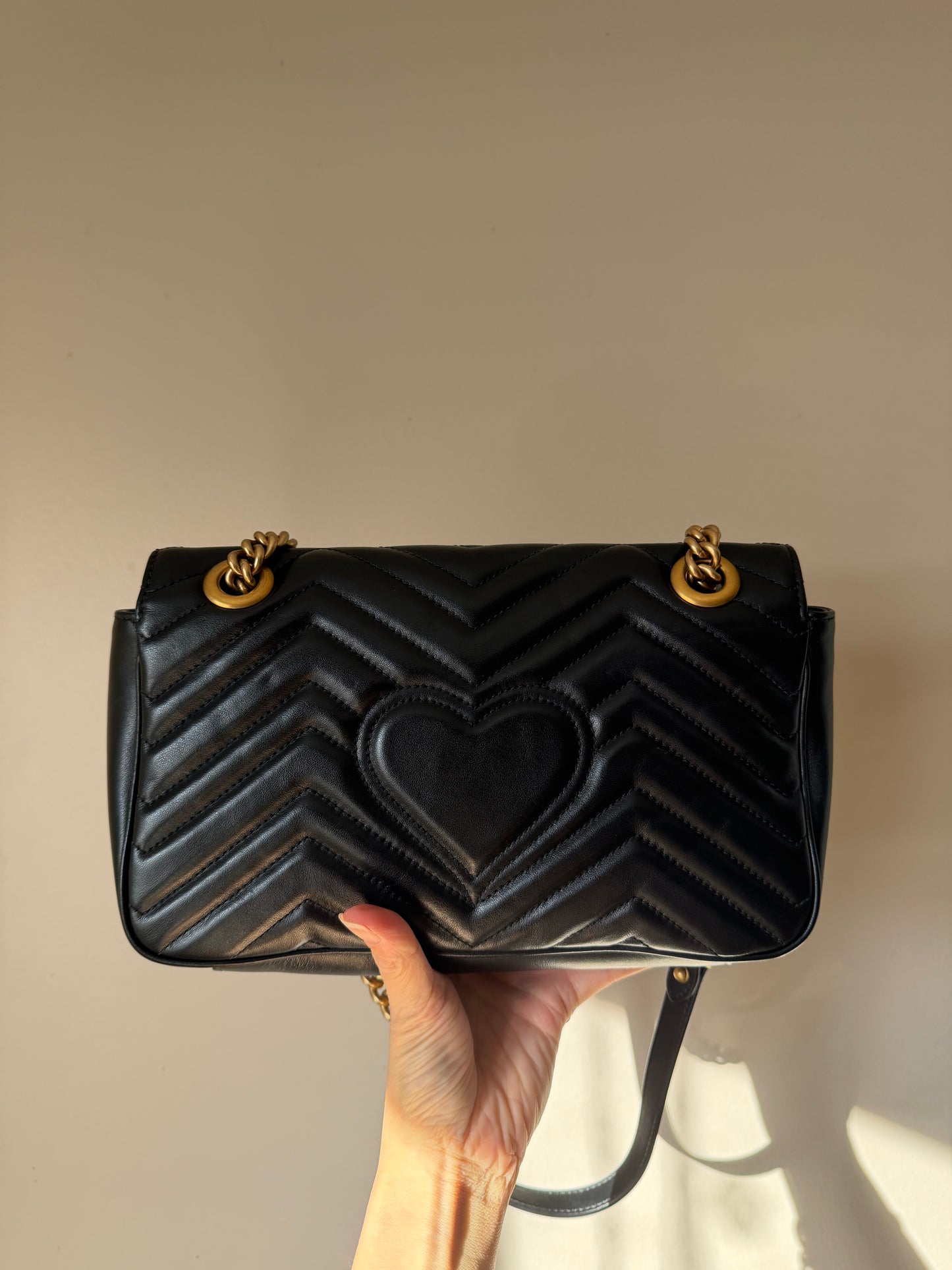 ❗️SOLD❗️Black Small Marmont Flap Bag