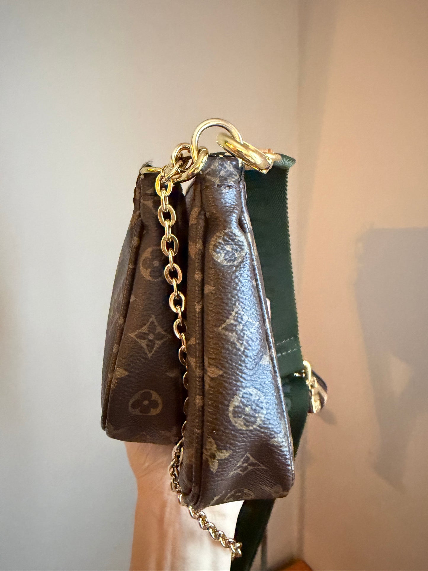 ❗️SOLD❗️Khakhi MultiPochette in Monogram
