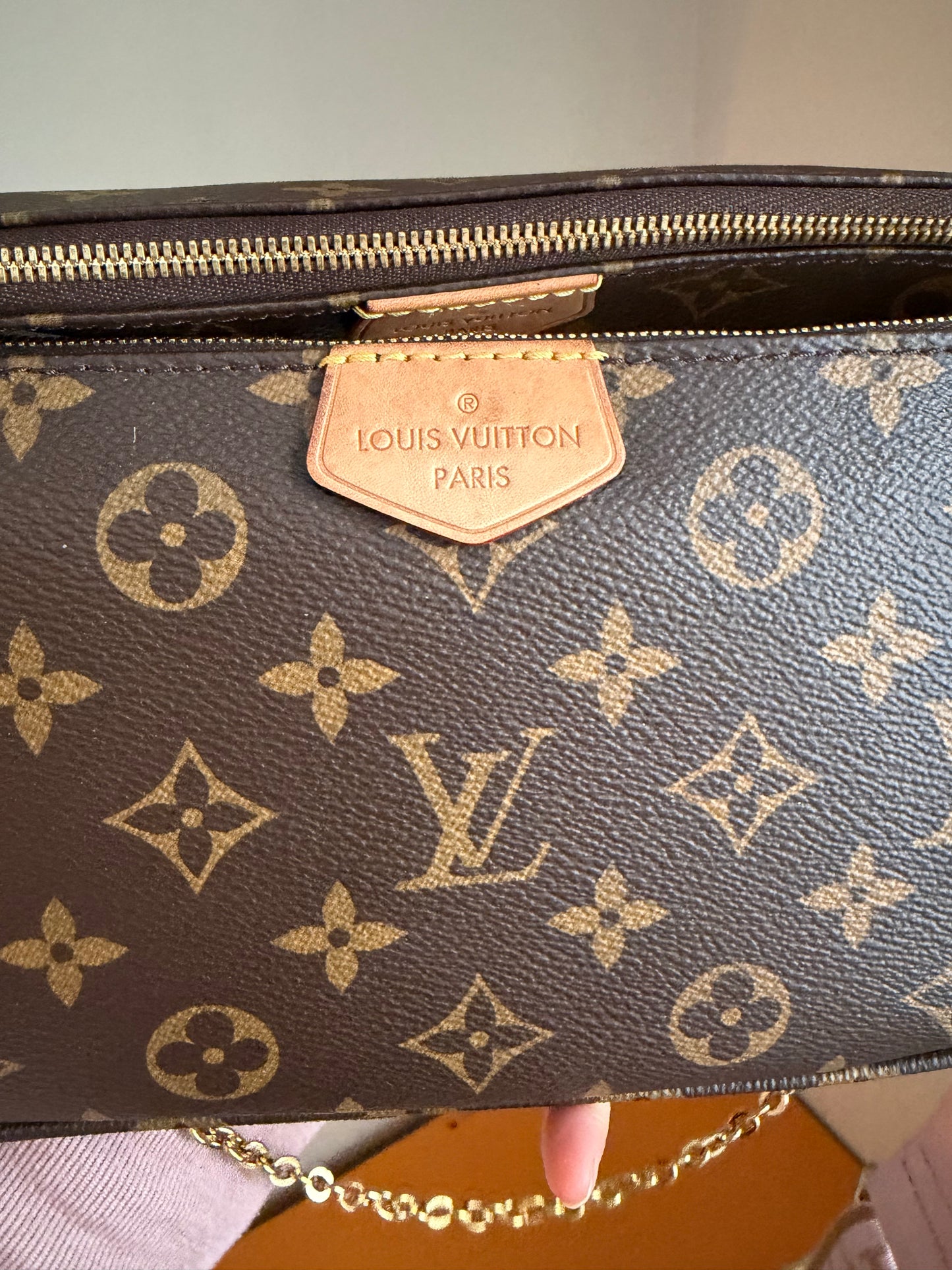 ❗️SOLD❗️MultiPochette in Monogram Pink Strap