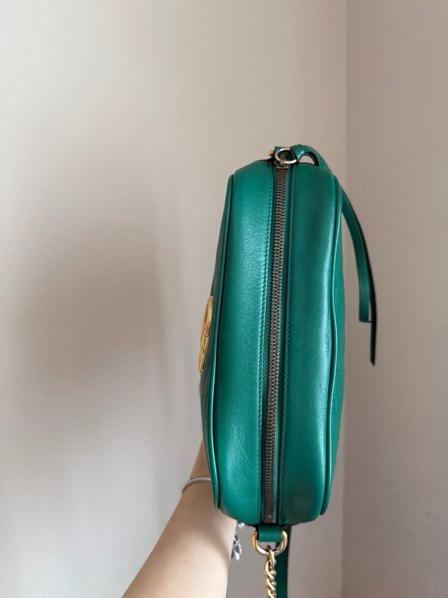 ❗️SOLD❗️Camera Marmont Bag in Green Small Size