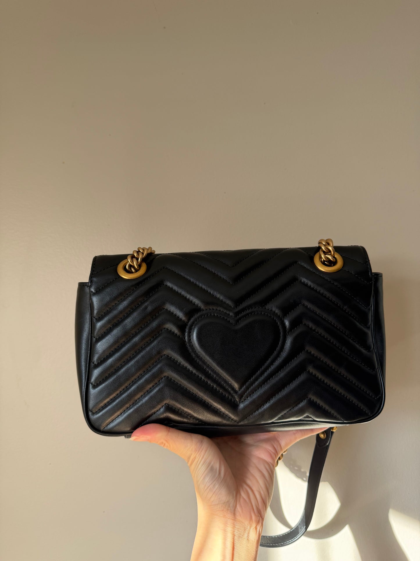 ❗️SOLD❗️Black Small Marmont Flap Bag