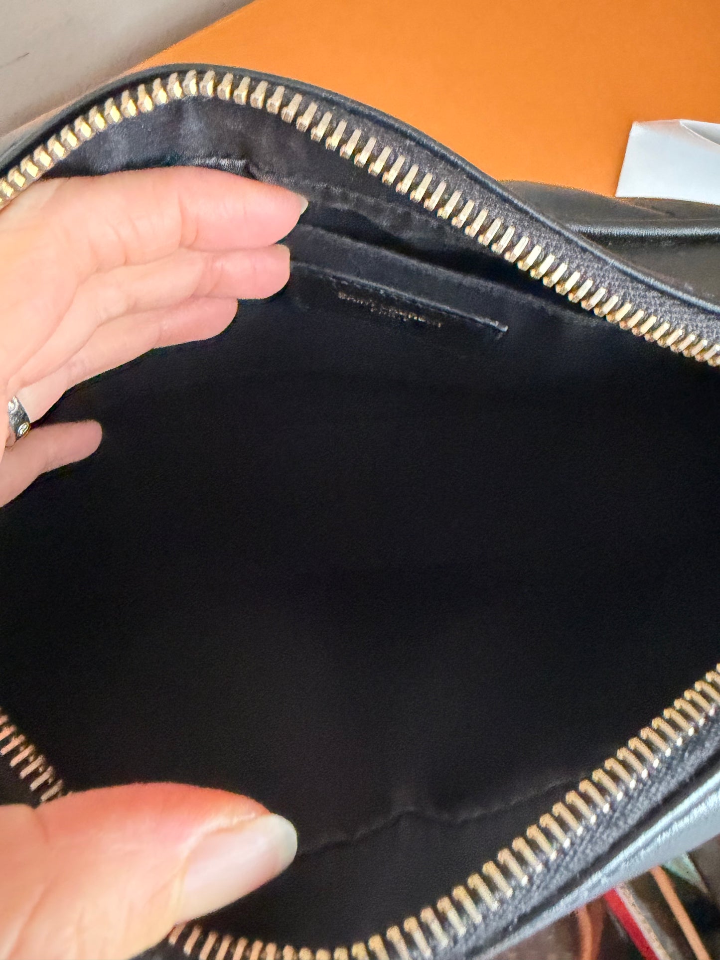 ❗️SOLD❗️Lou Camera Tassel Bag in Black Ghw