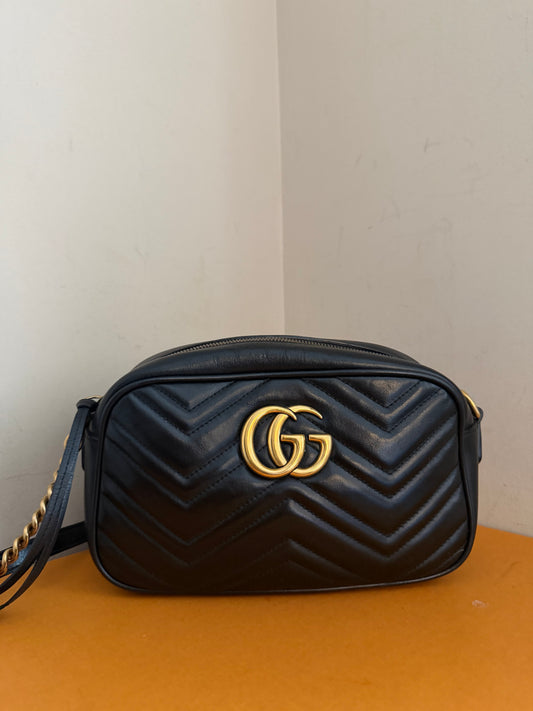❗️SOLD❗️Black Small Marmont Camera Bag