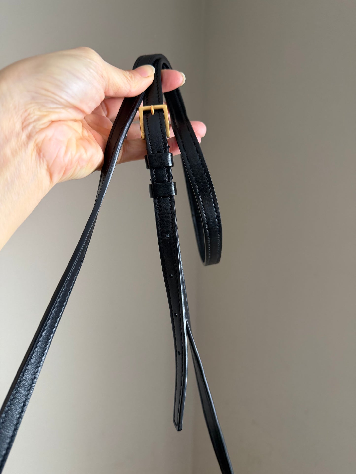 ❗️SOLD❗️Lou Camera Tassel Bag in Black Ghw
