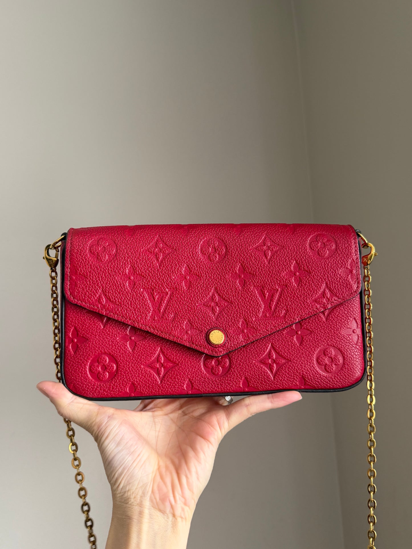 ❗️SOLD❗️Felicie Red Empreinte both Inserts