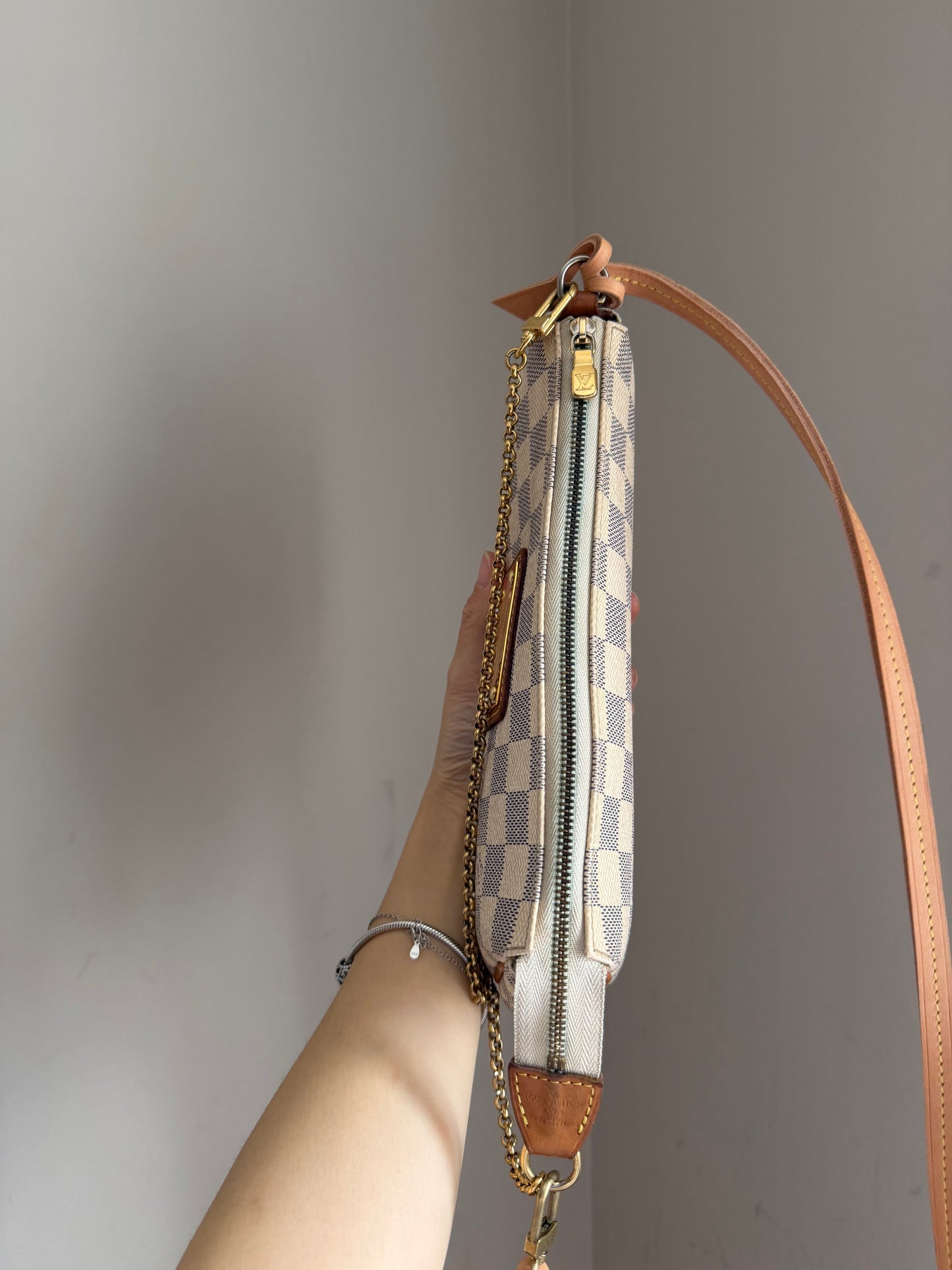 ❗️SOLD❗️Eva Damier Azur with Strap