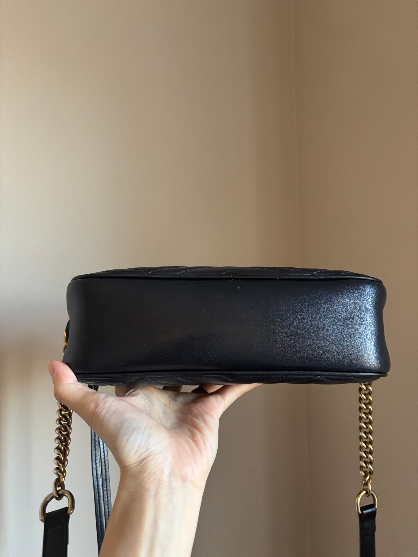 ❗️SOLD❗️Black Camera Marmont Small Bag