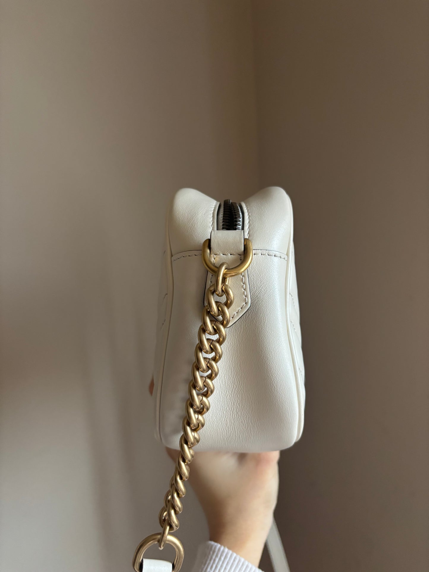 ❗️SOLD❗️Camera Marmont Small Bag in White