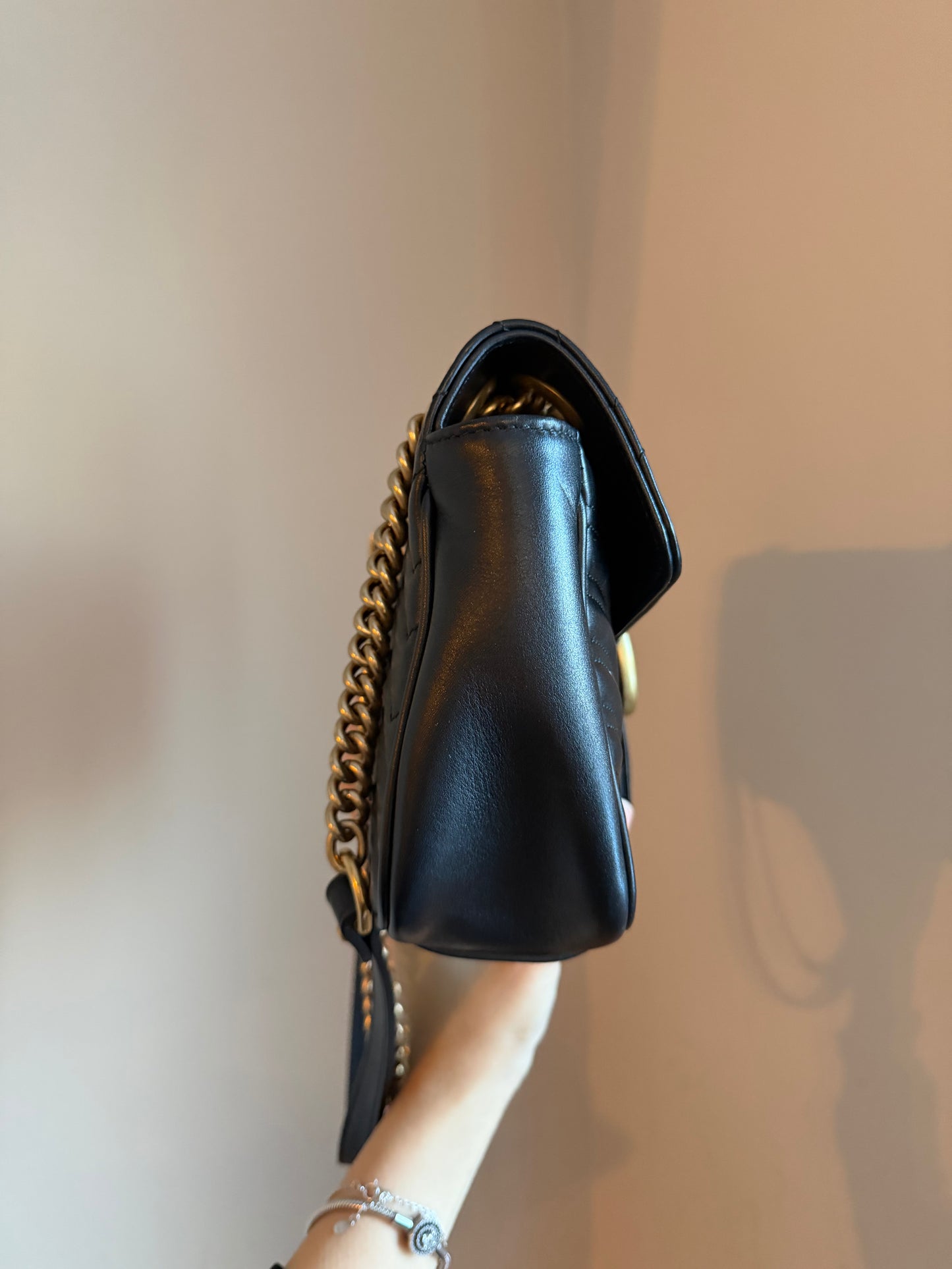 ❗️SOLD❗️Black Marmont Small Flap Bag