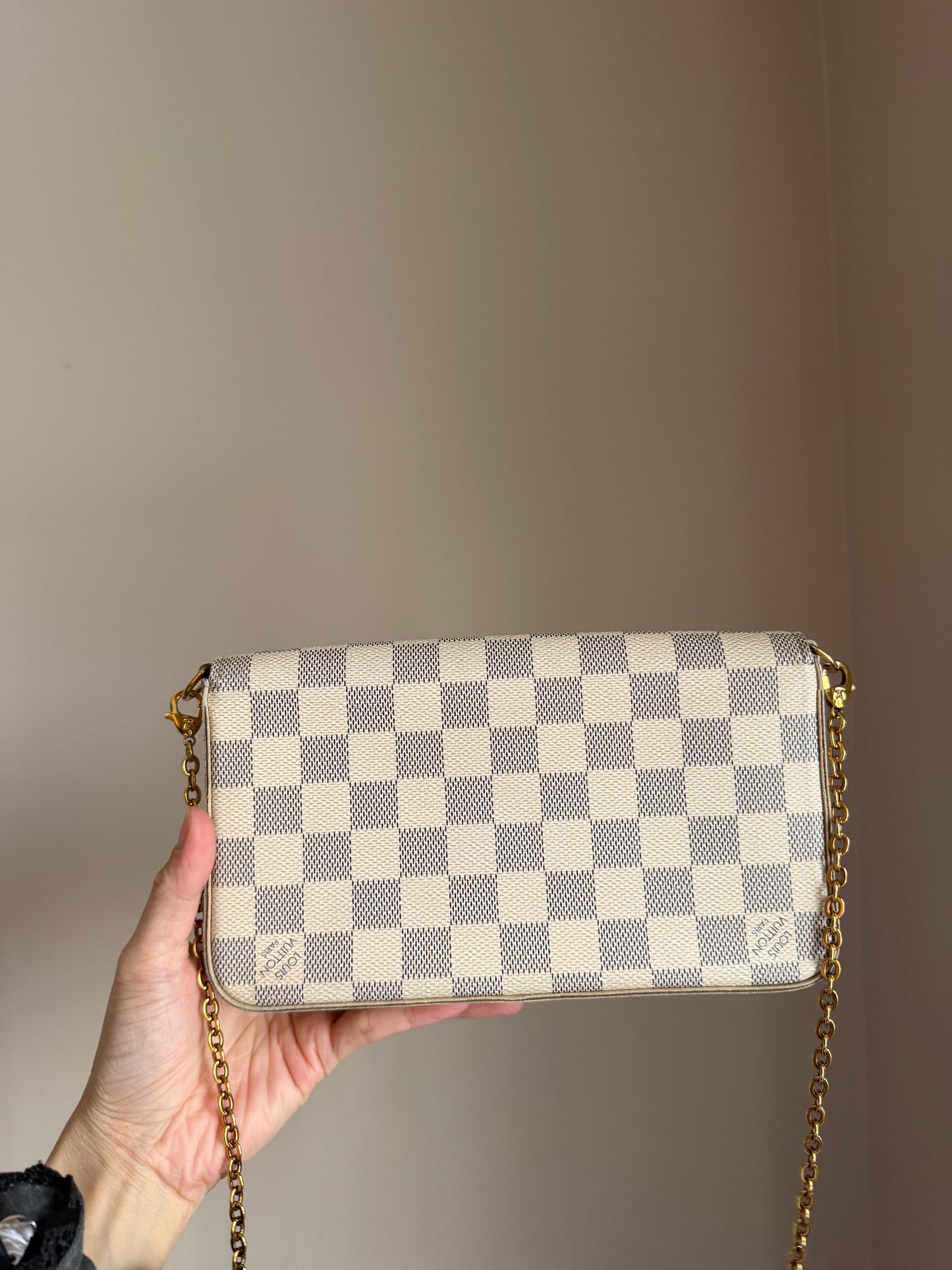 ❗️SOLD❗️Damier Azur Felicie with both inserts
