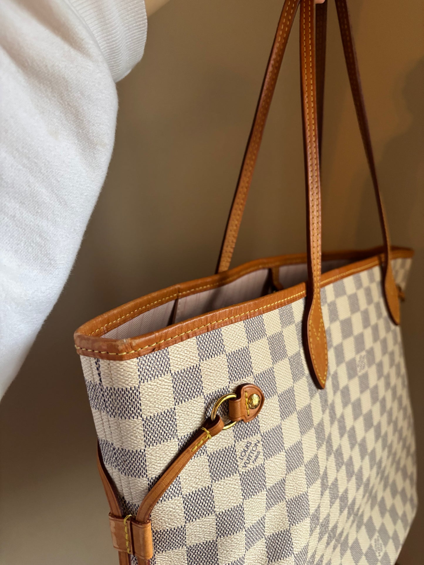 ❗️SOLD❗️DA neverfull with pouch (pink interior)