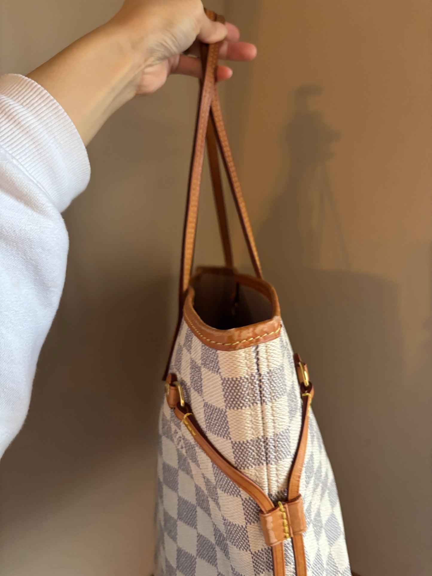 ❗️SOLD❗️DA neverfull with pouch (pink interior)