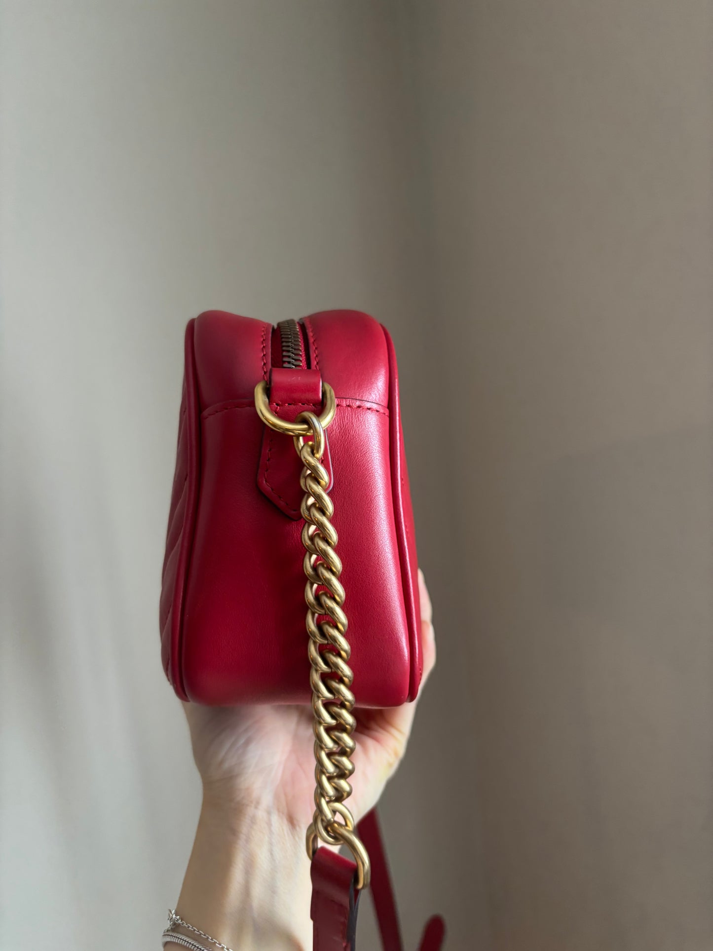 ❗️SOLD❗️Camera Marmont Small Bag in Red