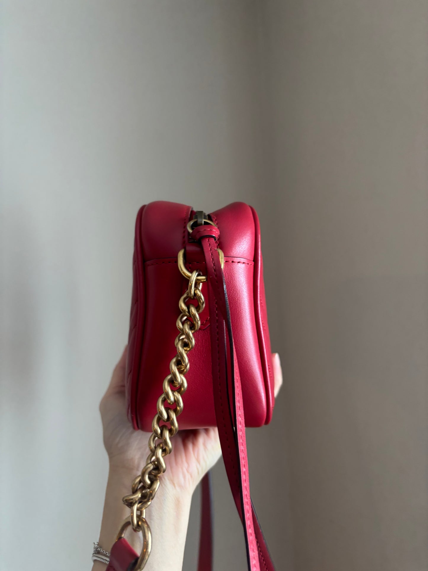 ❗️SOLD❗️Camera Marmont Small Bag in Red